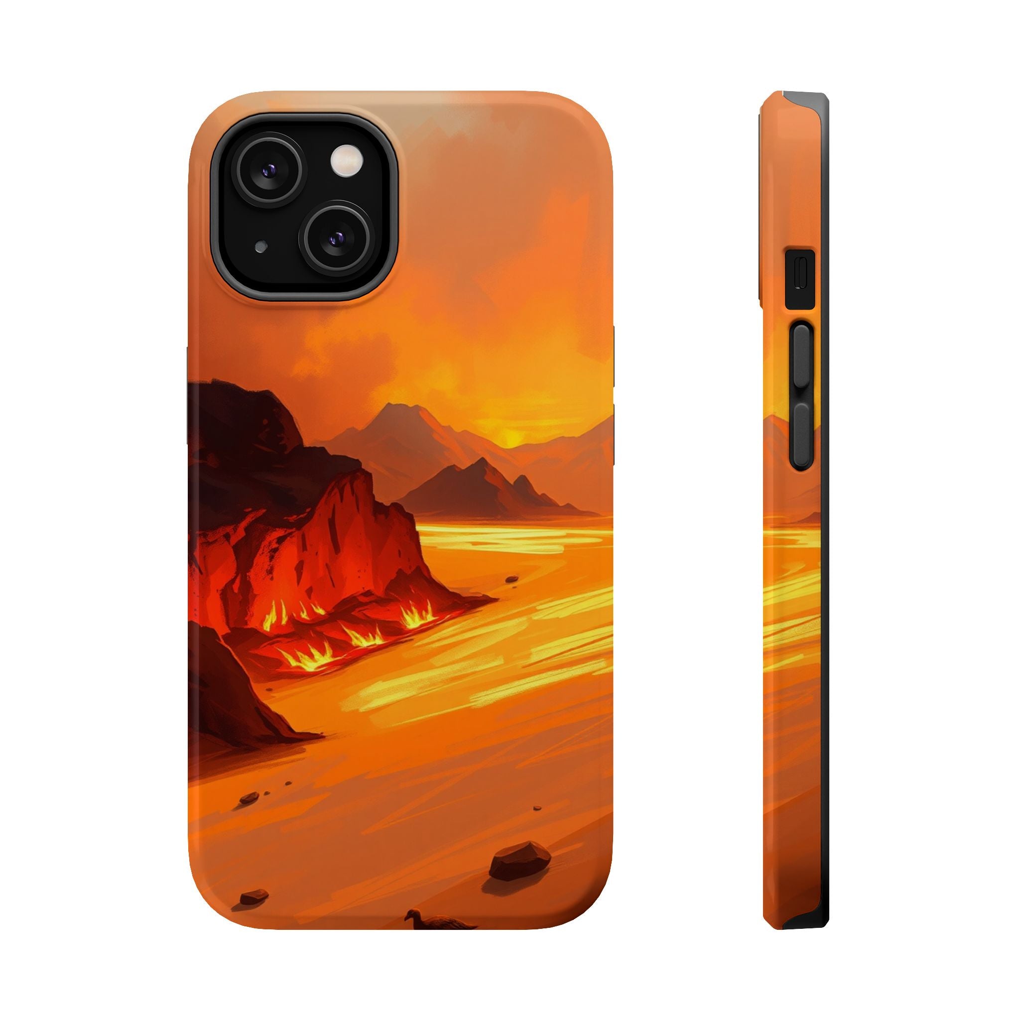 iPhone Burnt Orange And Sand Wildfire Glow Slim iPhone Everyday · iPhone Case