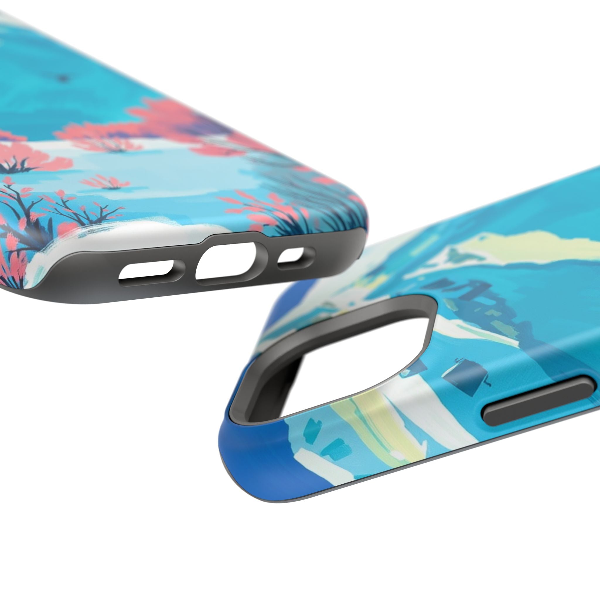 iPhone Snow Field Electric Art Slim Everyday Designer Case · iPhone Case