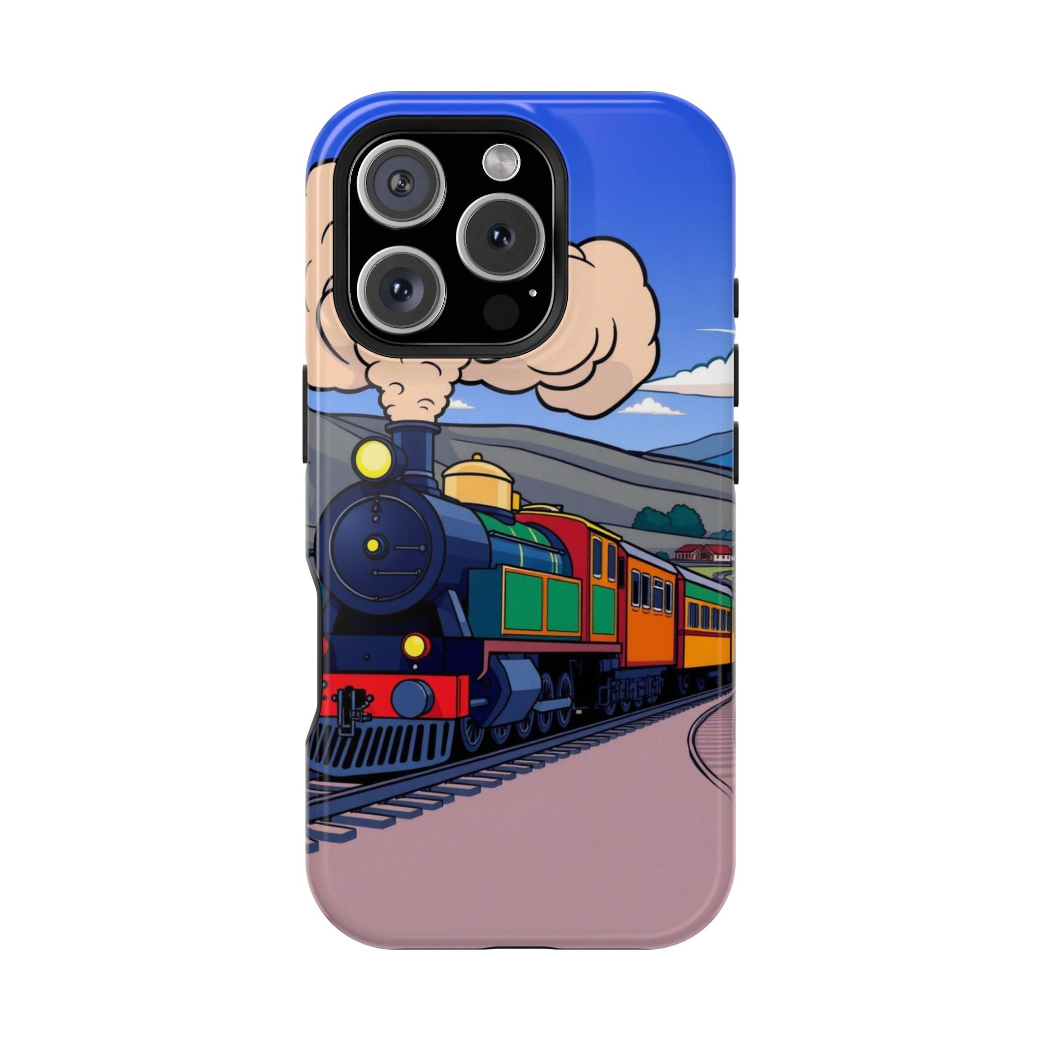 iPhone Steam Locomotive Puff Kids Fun iPhone Phone Case Gift Slim · iPhone Case