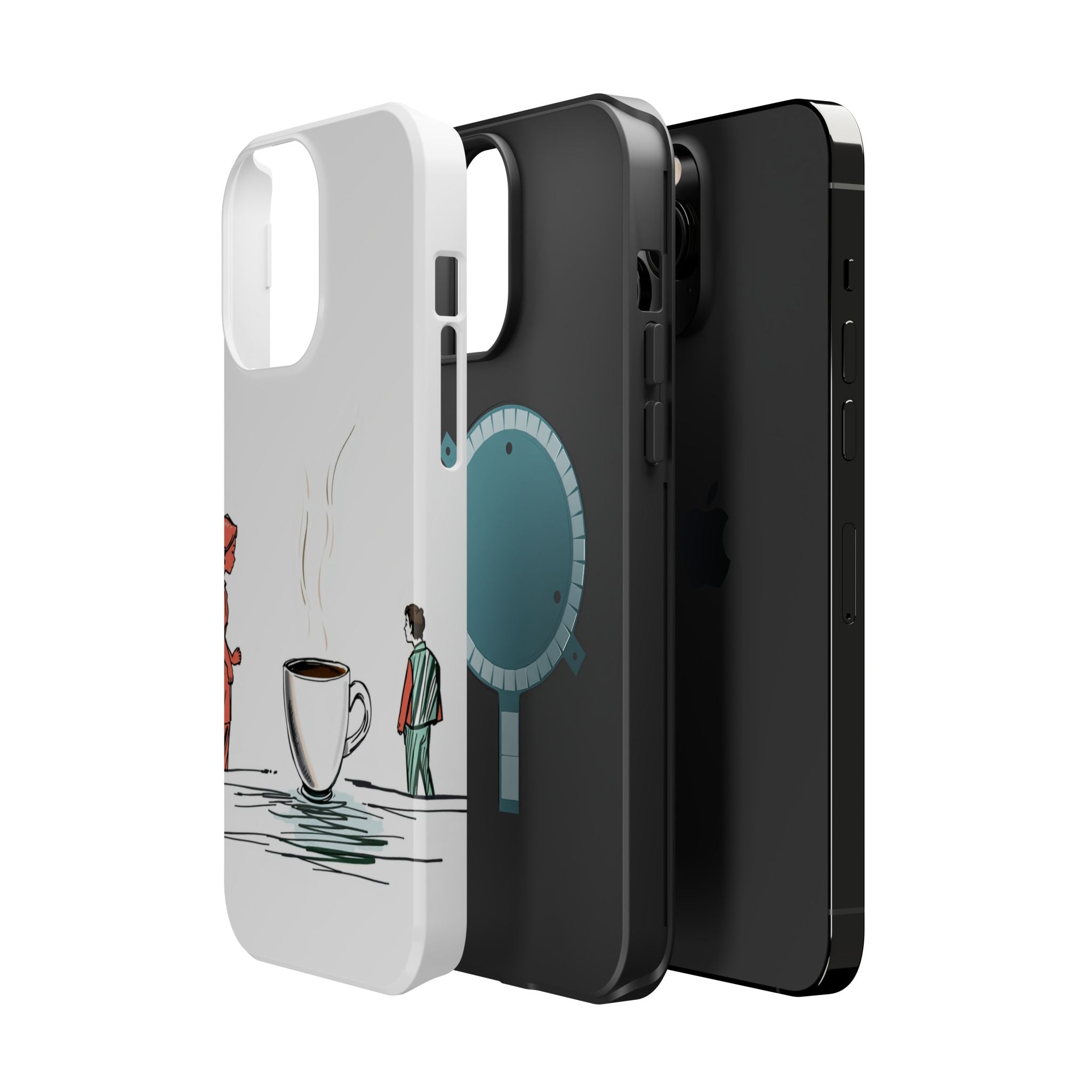 iPhone Coffee Before People Mystic Art Slim Everyday Designer Case · iPhone Case