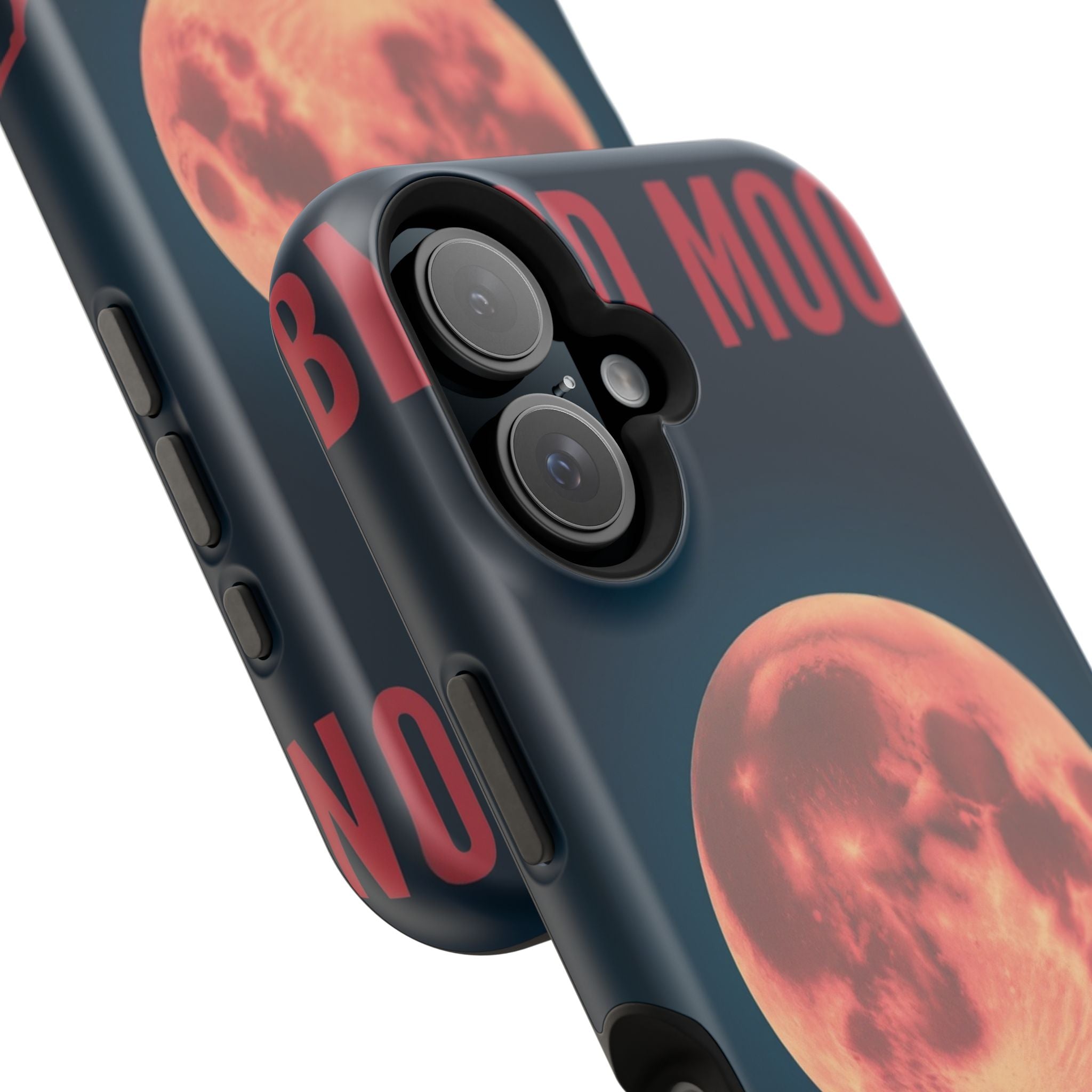 iPhone Blood Moon Rise Vintage Retro Poster Slim Everyday Designer Case · iPhone