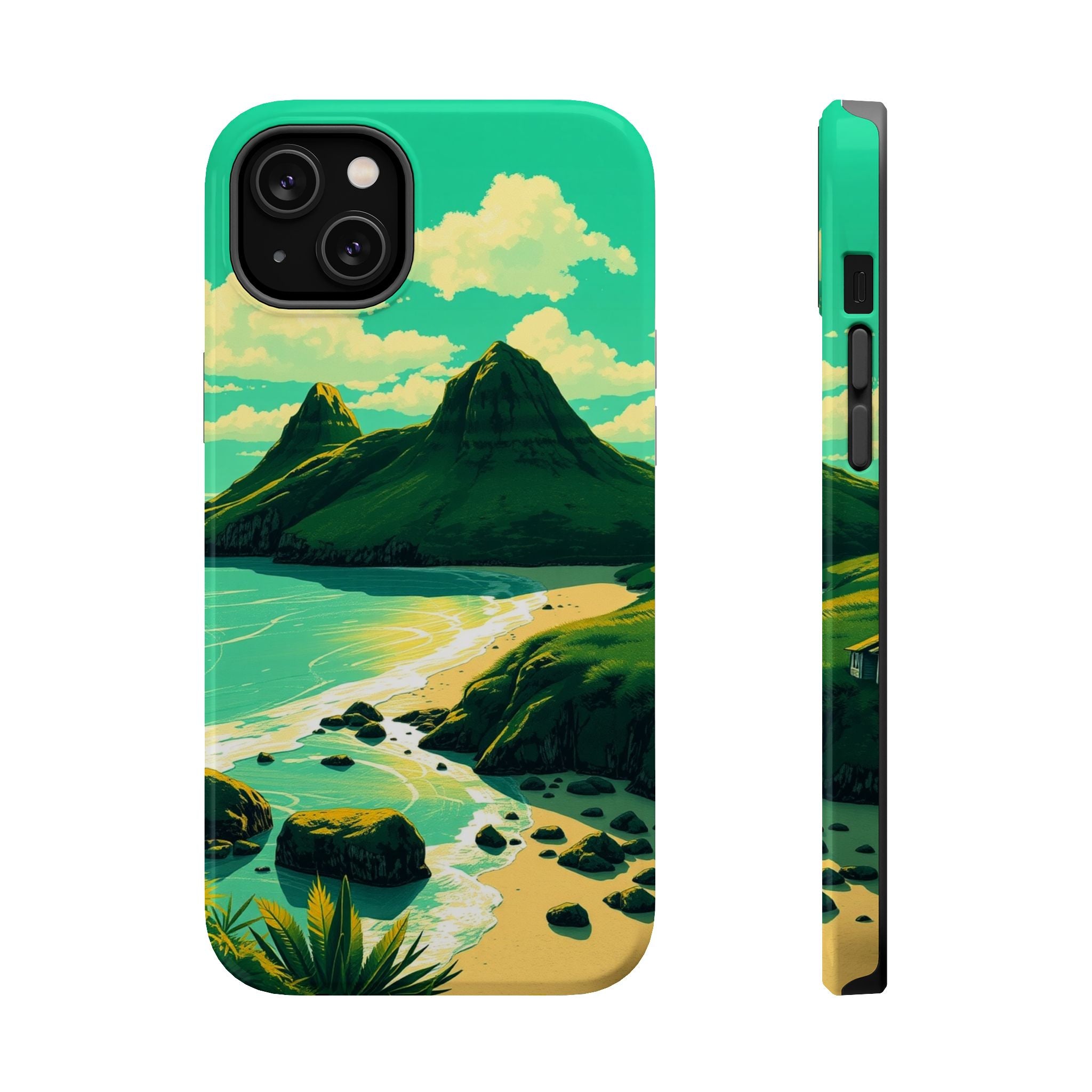 iPhone Hibiscus Coast Hand-Drawn Sketch Slim Everyday iPhone Designer · iPhone C