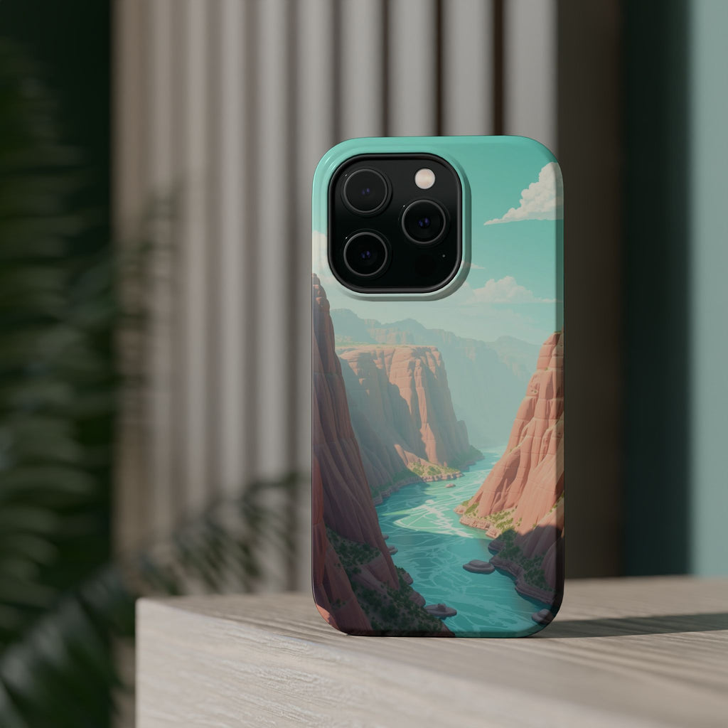 iPhone River Canyon Mystic Art Slim Everyday Designer Case · iPhone Case