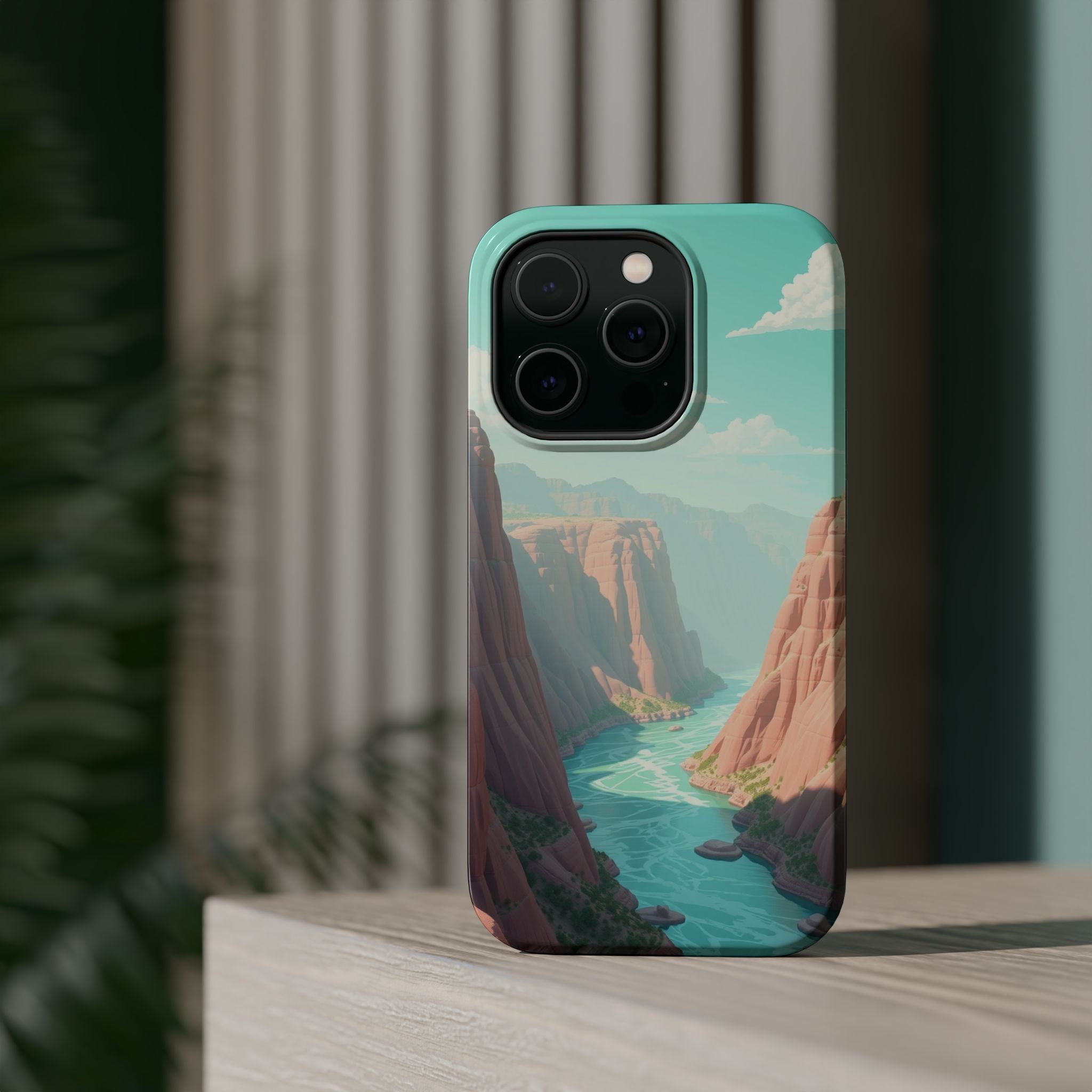 iPhone River Canyon Mystic Art Slim Everyday Designer Case · iPhone Case
