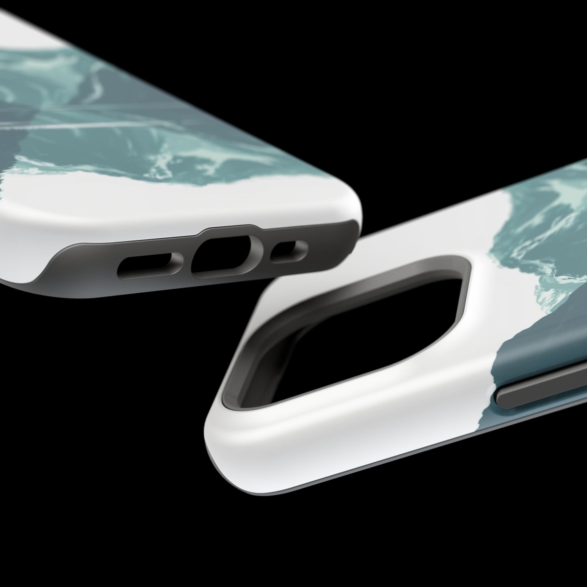 iPhone Sage And Ivory Fjord Reflection Slim Everyday Designer Case · iPhone Case