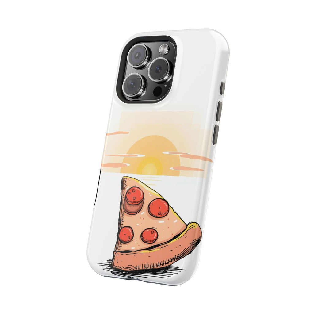 iPhone Earthy Pizza Slice Sunset Design Slim Everyday Designer Case · iPhone Cas