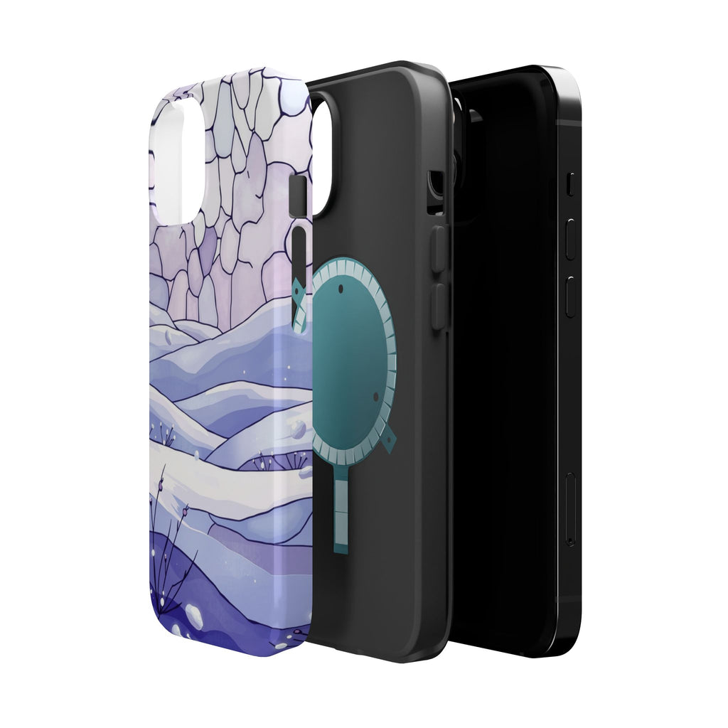 iPhone Snow Field Electric Art 11 Bold Modern Everyday Snap Case · iPhone Case