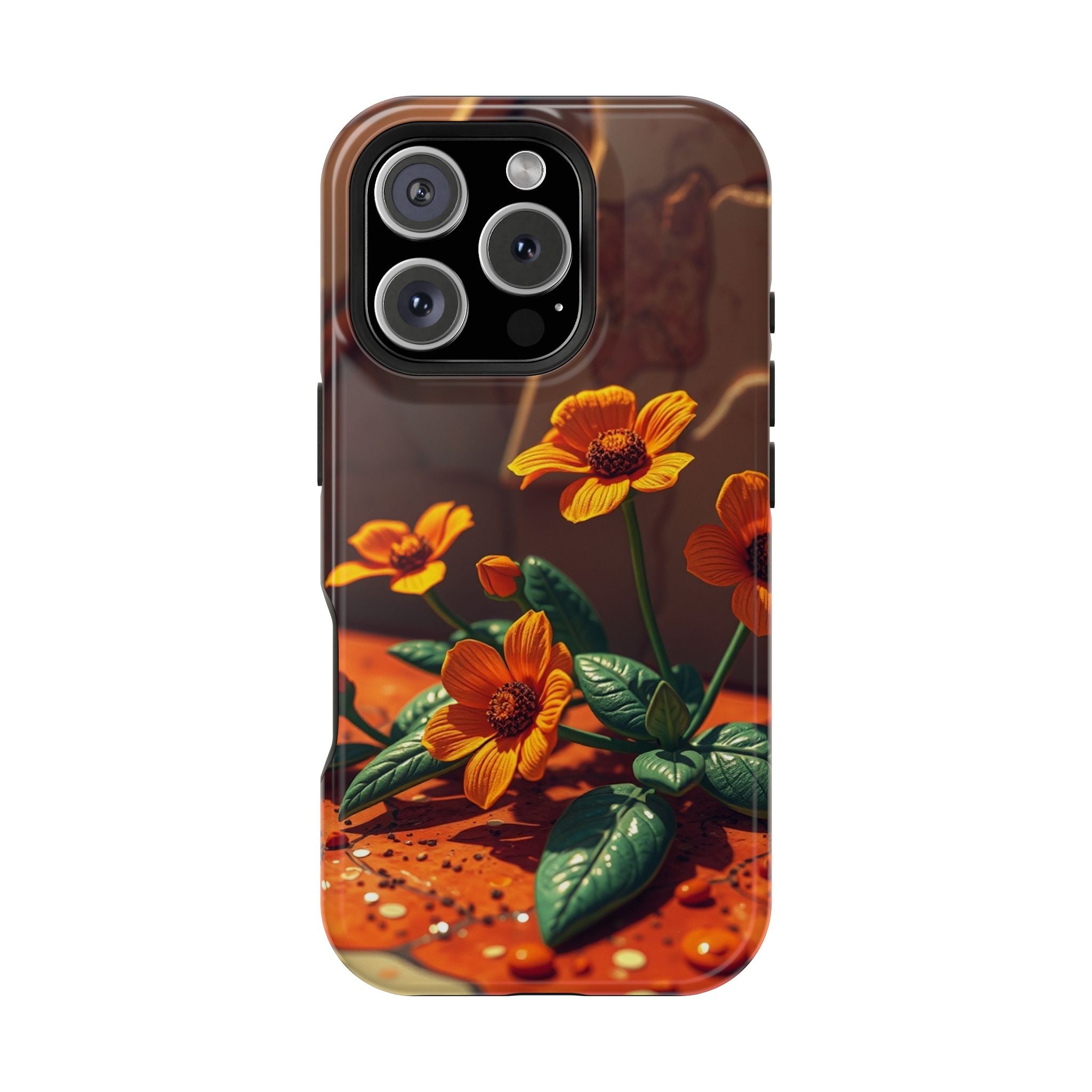 iPhone Floral Terrazzo Bold Art Slim Everyday Designer Case · iPhone Case