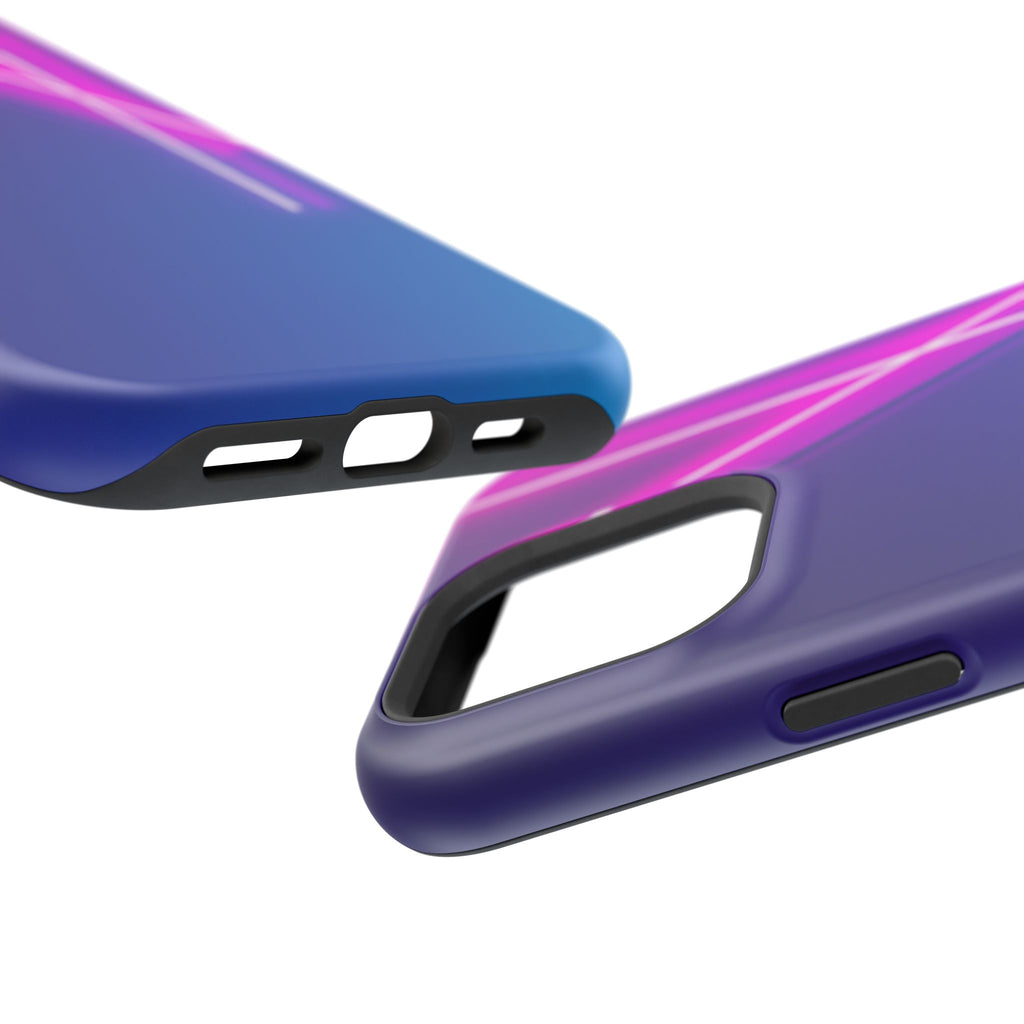 iPhone 1990s Geometric Neon Electric Art Slim Everyday Designer Case · iPhone Ca
