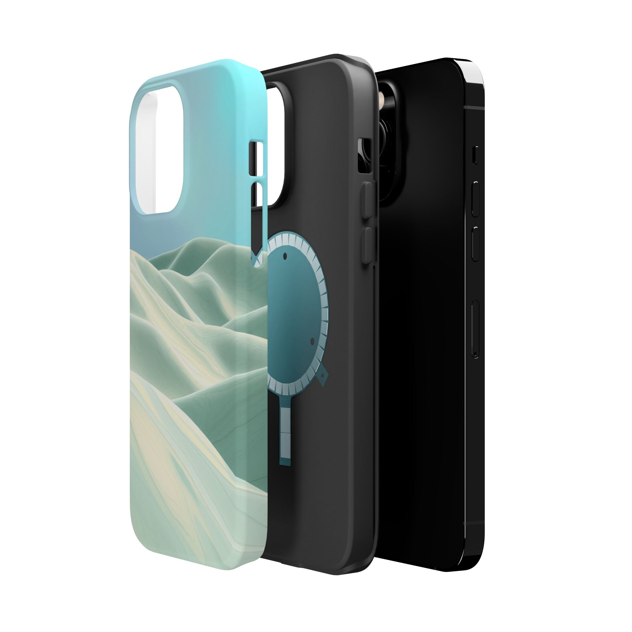 iPhone Sage And Ivory Rolling Hills Slim Everyday Designer Case · iPhone Case