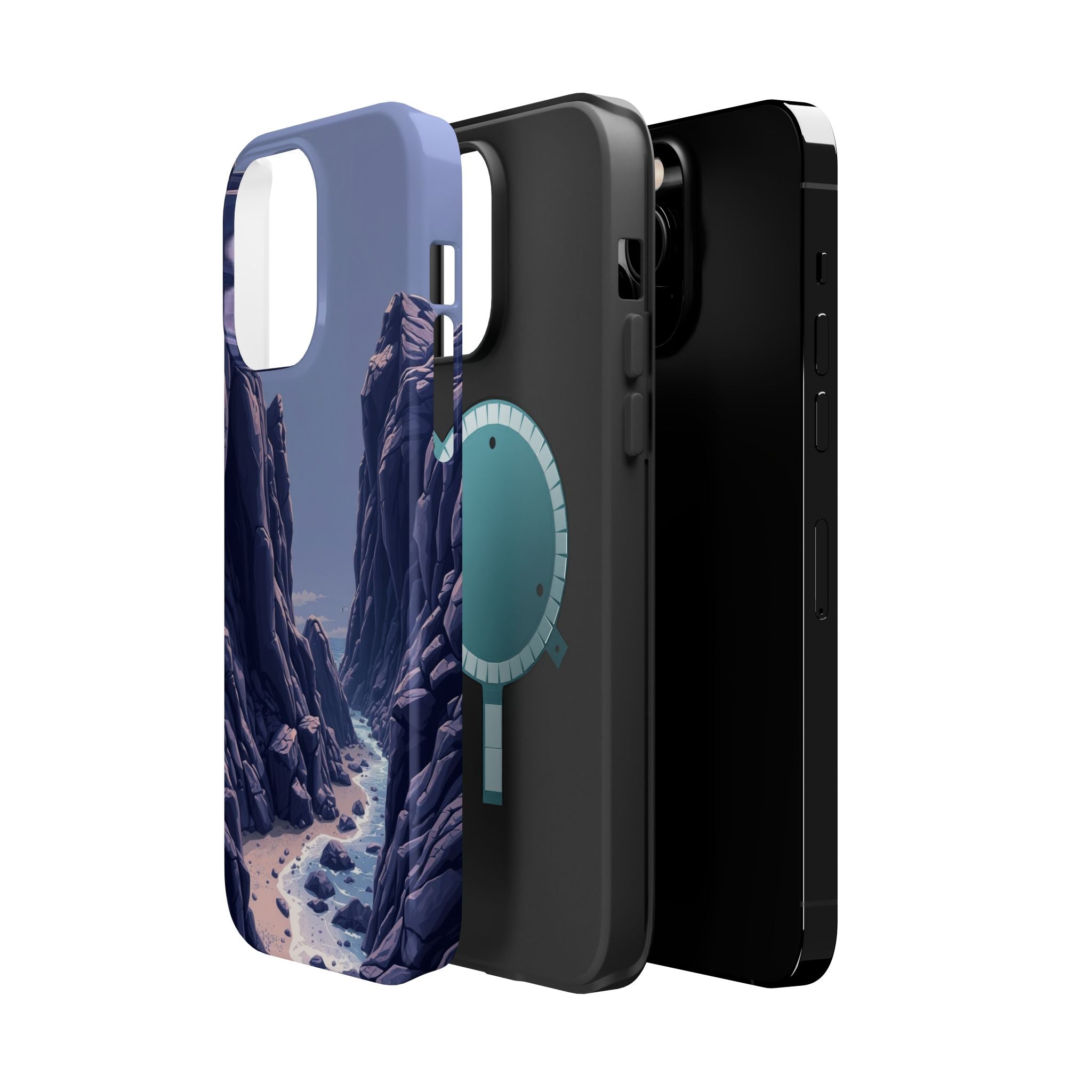 iPhone Rocky Coastline Mystic Art Bold Modern Everyday Snap Case · iPhone Case