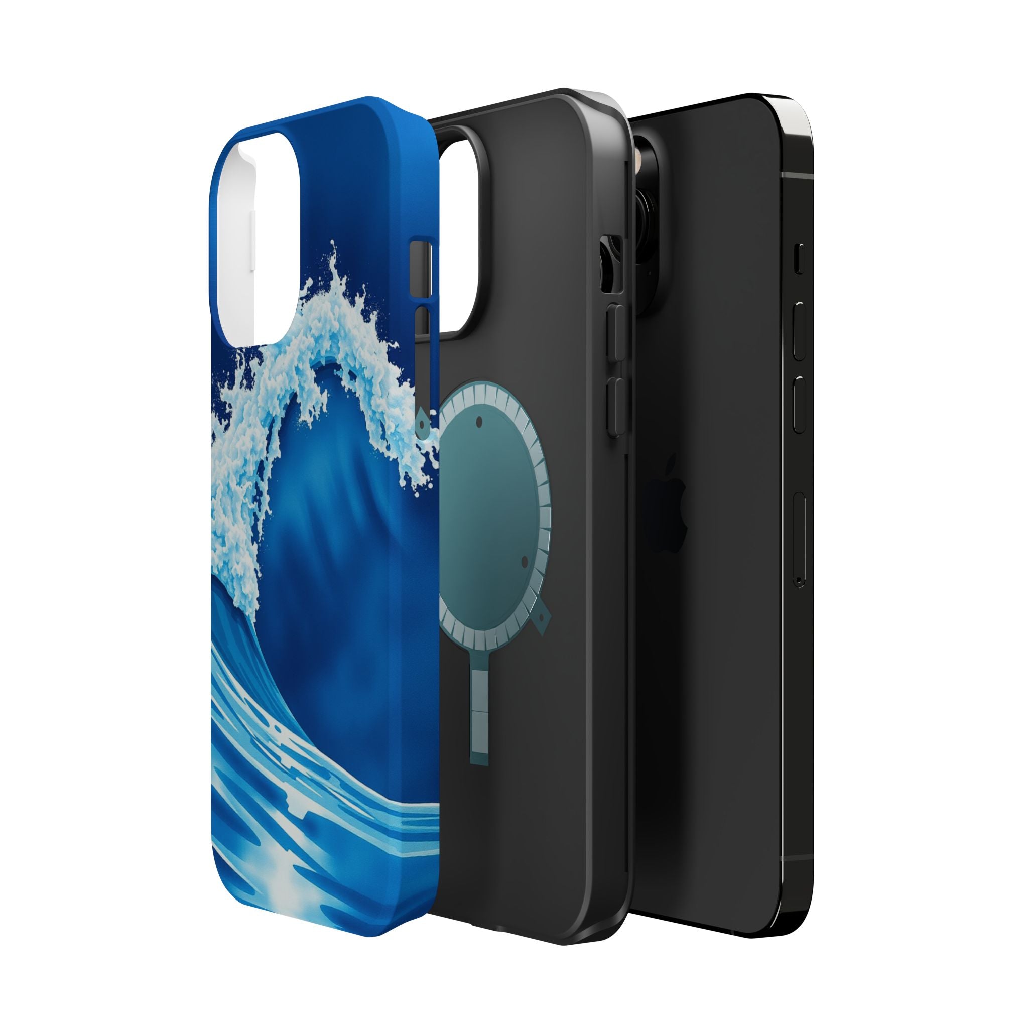 iPhone Serene Wave Interference Design Slim Everyday Designer Case · iPhone Case