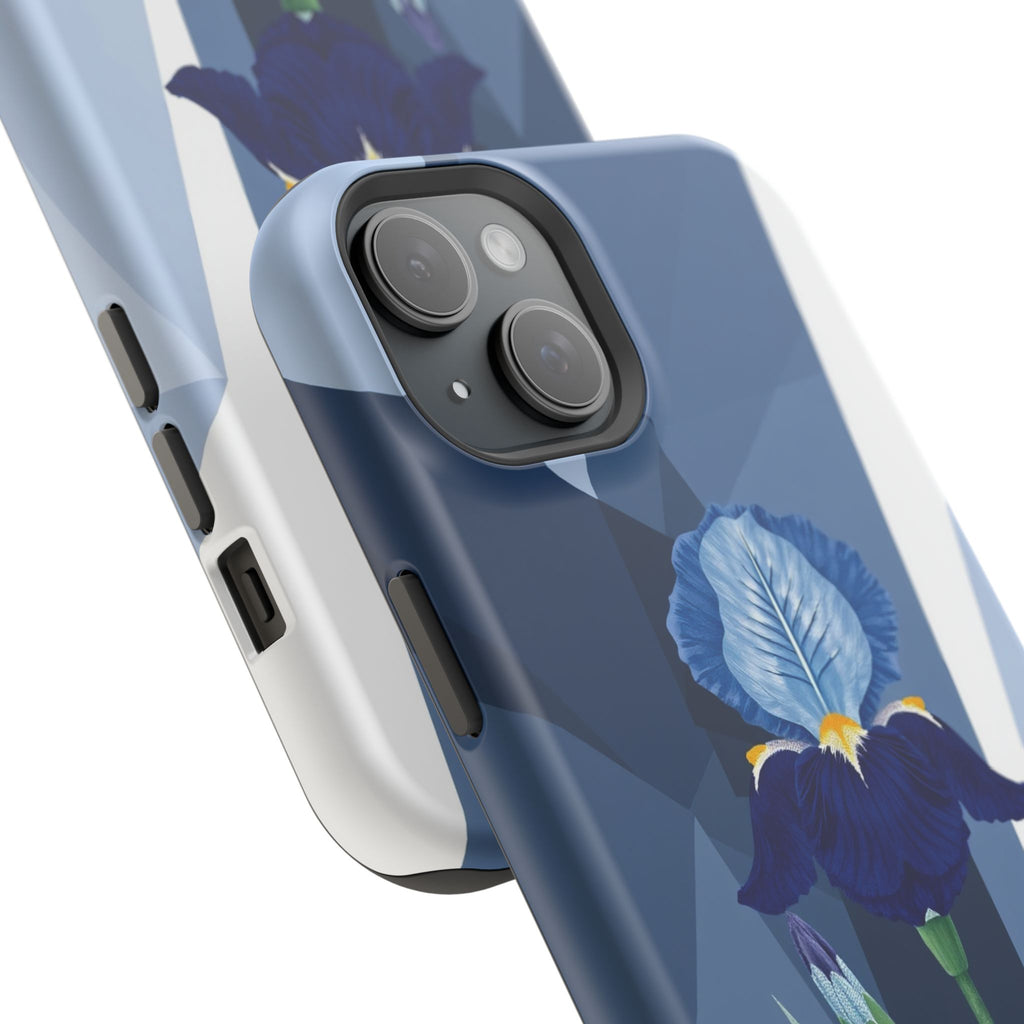 iPhone Earthy Iris Garden Design Bold Modern Everyday Snap Case · iPhone Case