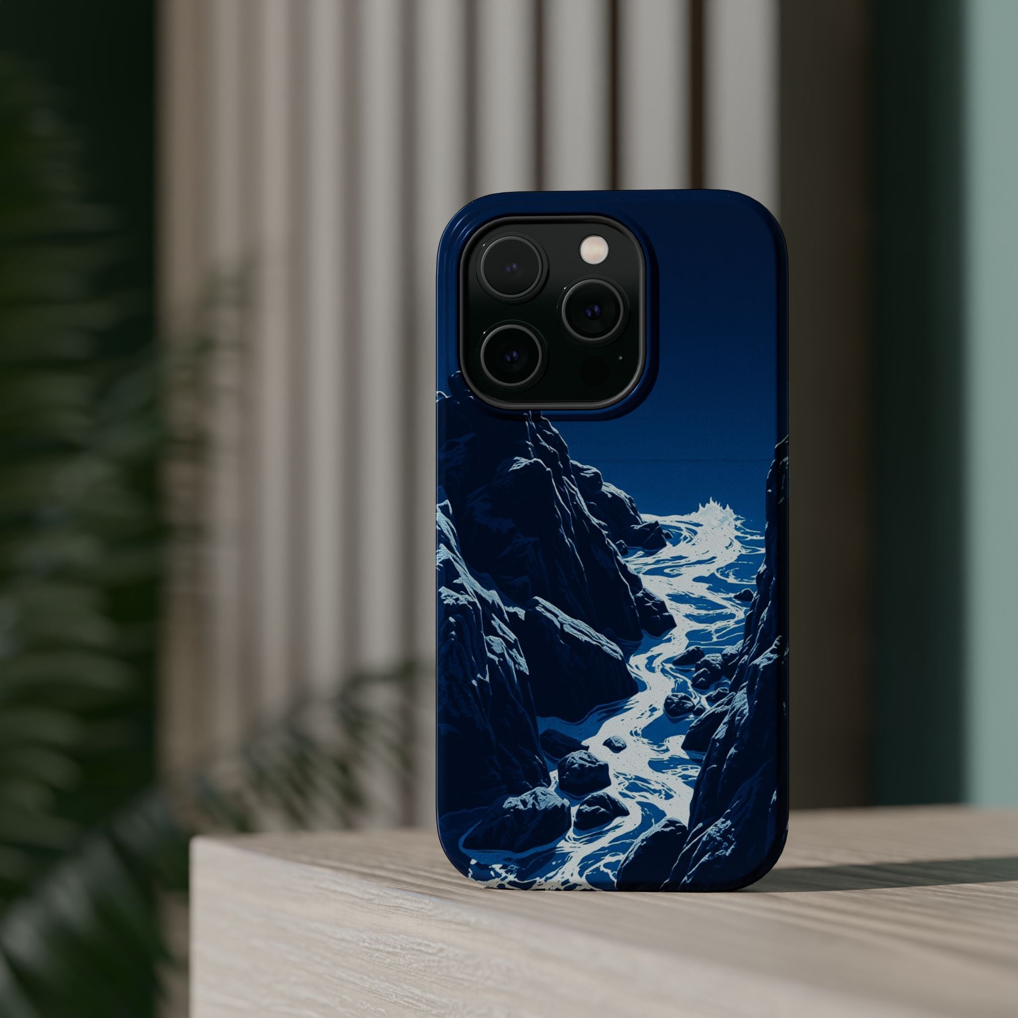iPhone Serene Rocky Coastline Design Slim Everyday iPhone 19 Designer · iPhone C