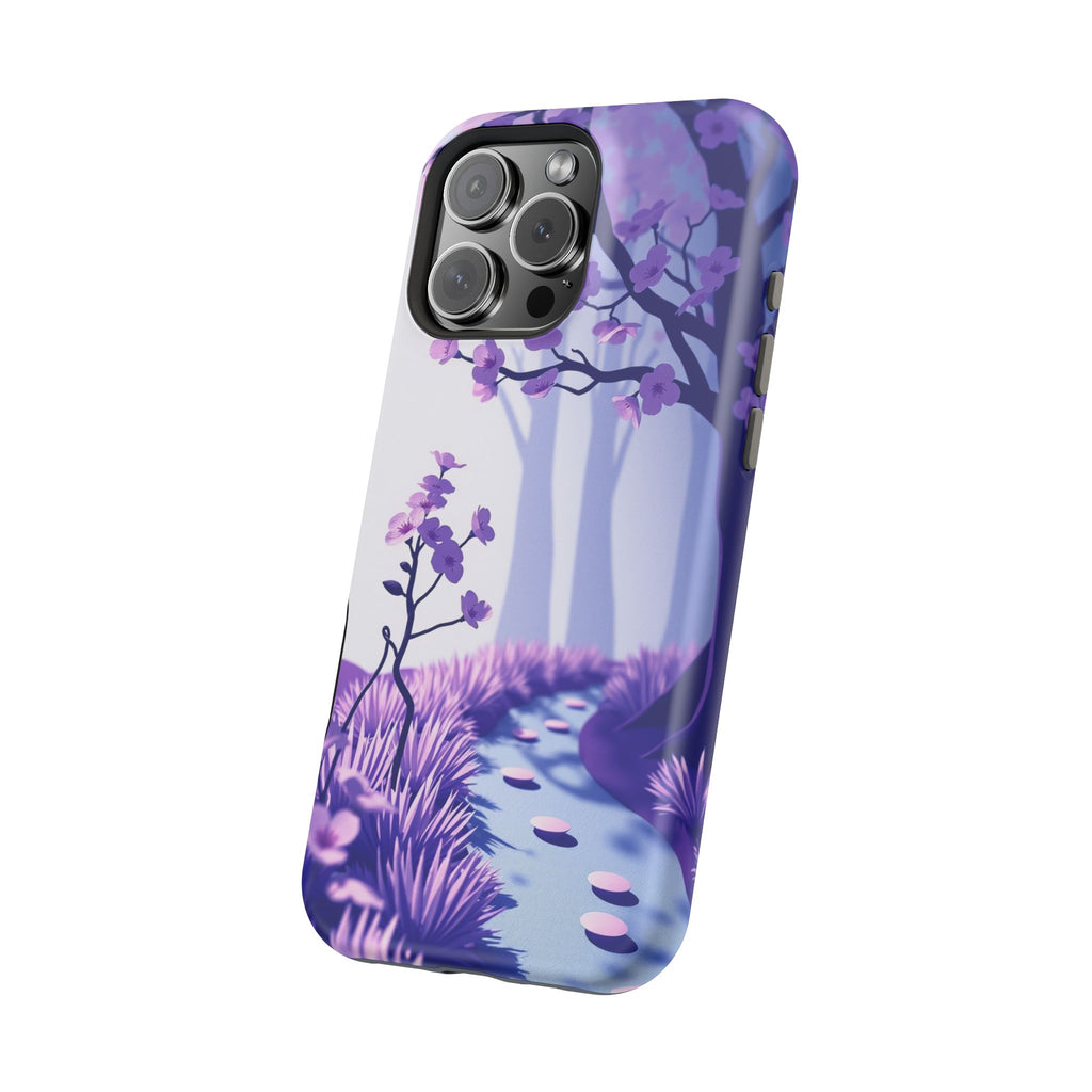 iPhone Blossom Trail Paper Cut Art Bold Modern Everyday Snap Case · iPhone Case