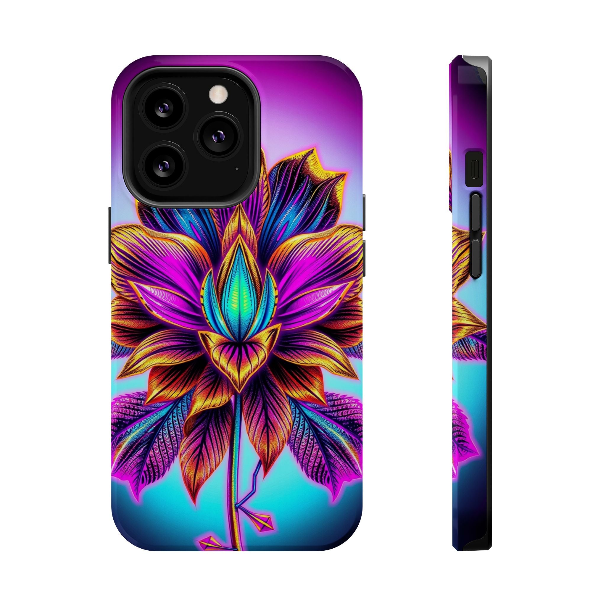 iPhone Floral Gold Foil Mystic Art Bold Modern Everyday Snap Case · iPhone Case