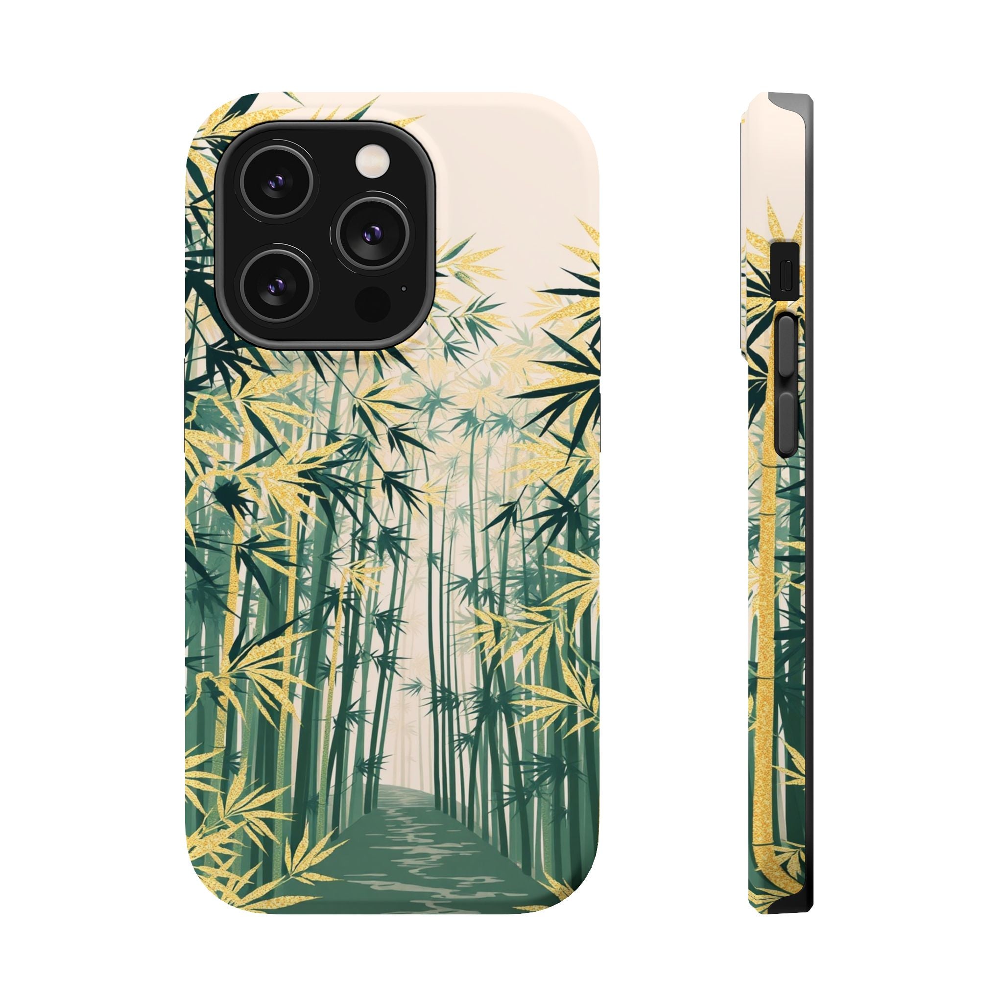 iPhone Serene Bamboo Grove Design Bold Modern Everyday Snap Case · iPhone Case