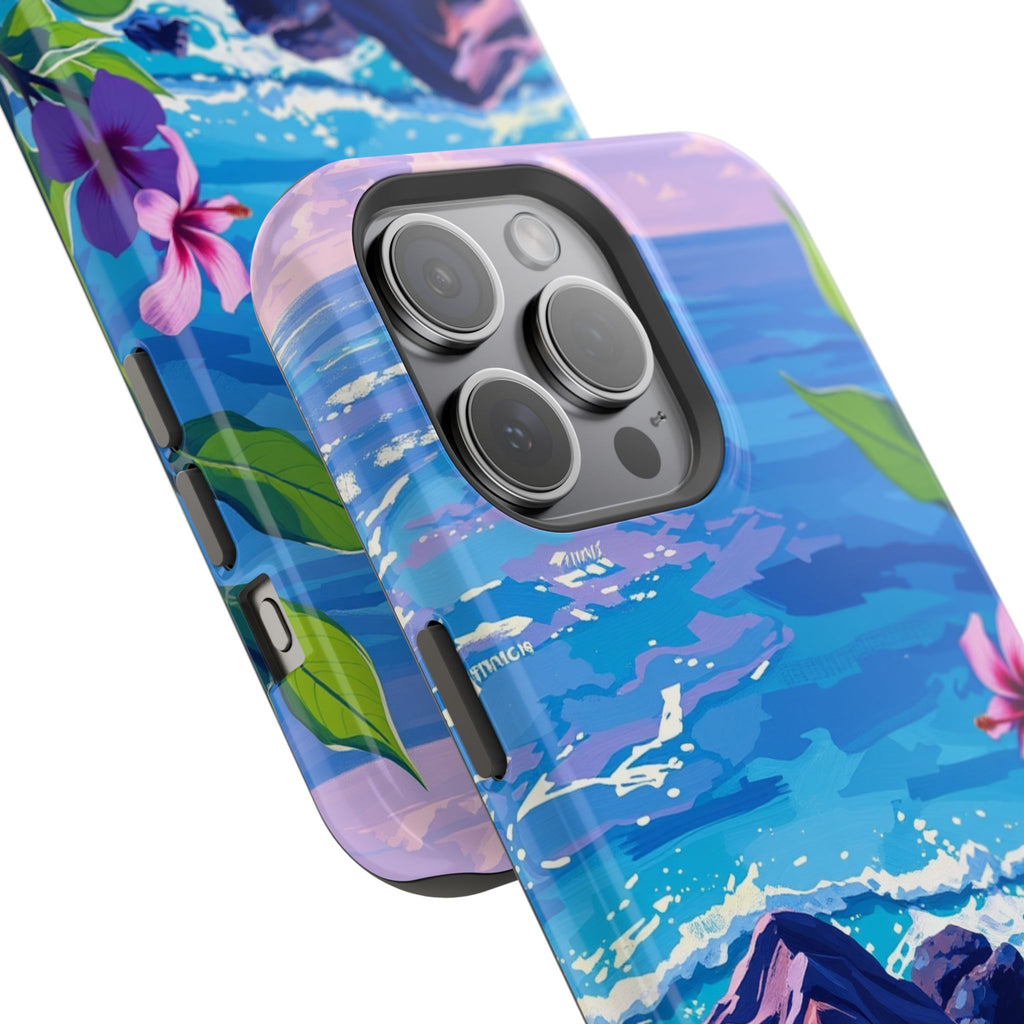 iPhone Hibiscus Coast Enchanted Art Slim Everyday Designer Case · iPhone Case