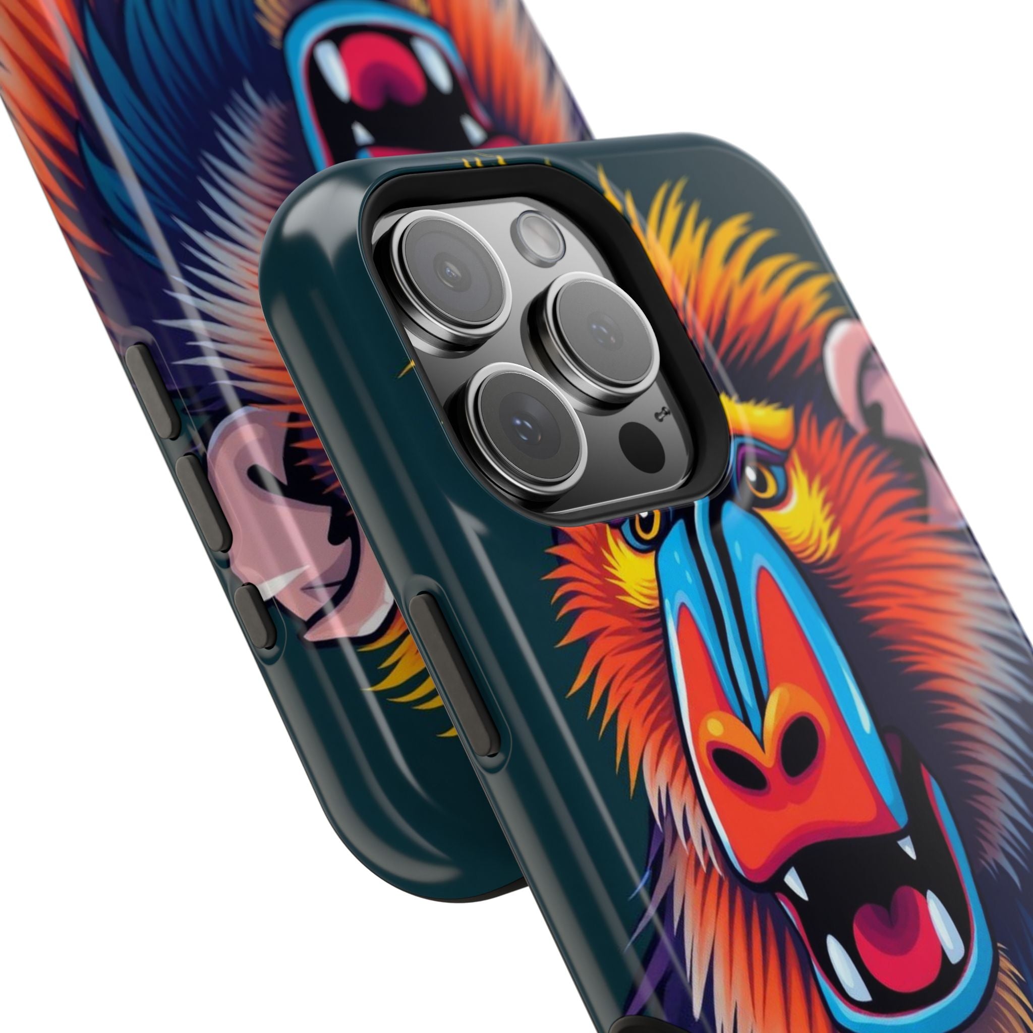 iPhone Mandrill Colorful Face Kids Fun iPhone Phone Case Gift Slim · iPhone Case