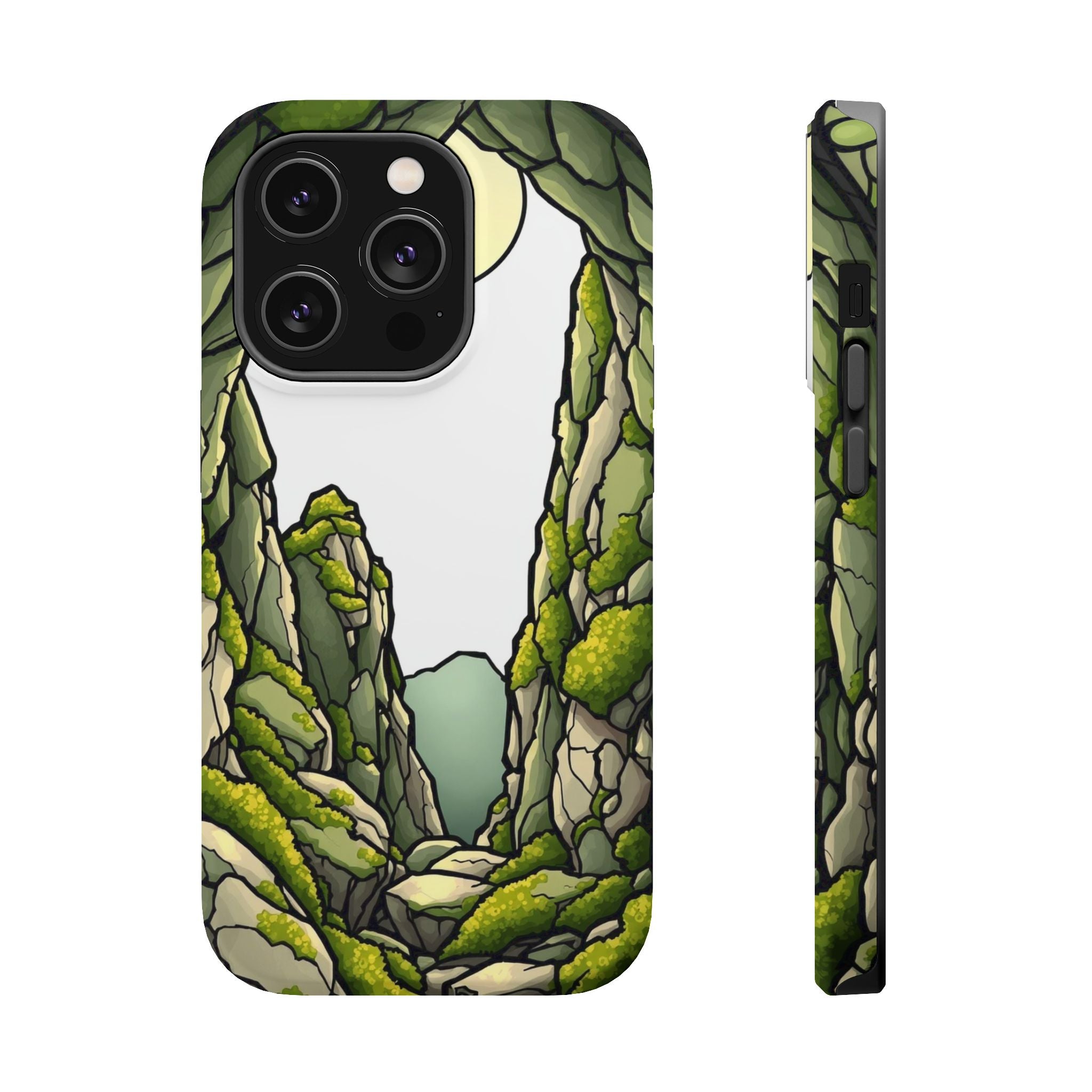 iPhone Sage And Ivory Moss Covered Rocks Slim Everyday iPhone Designer · iPhone