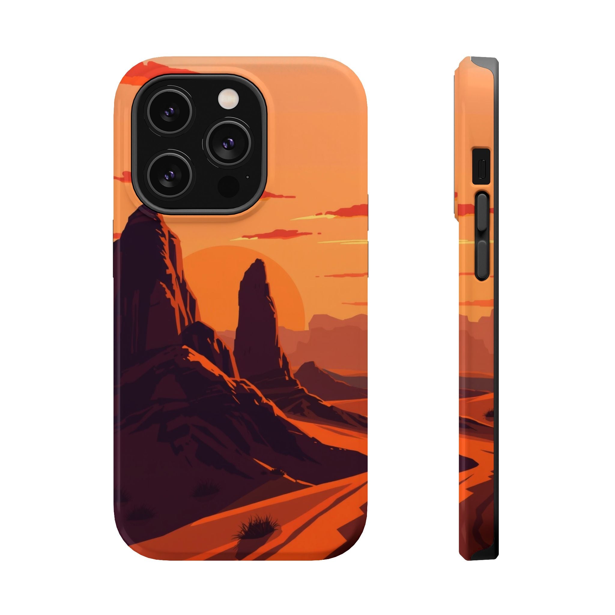 iPhone Vibrant Mesa Sunset Design 13 Slim Everyday Designer Case · iPhone Case