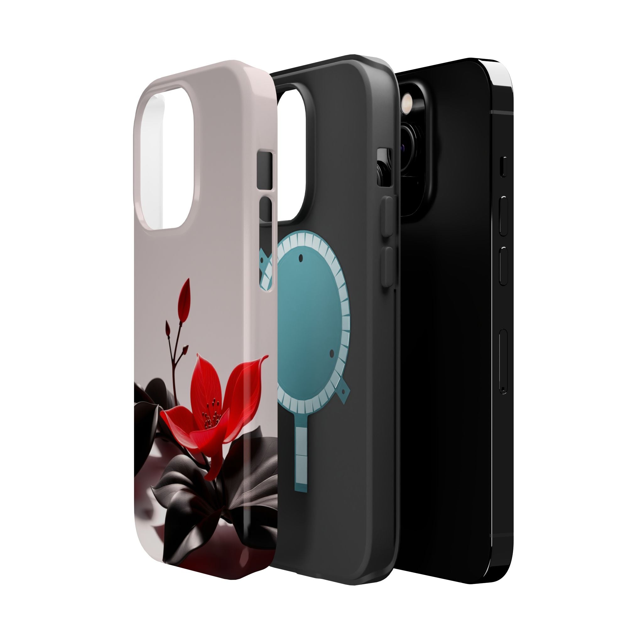 iPhone Radiant Bloom and Leaf Design Slim Everyday Designer Case · iPhone Case