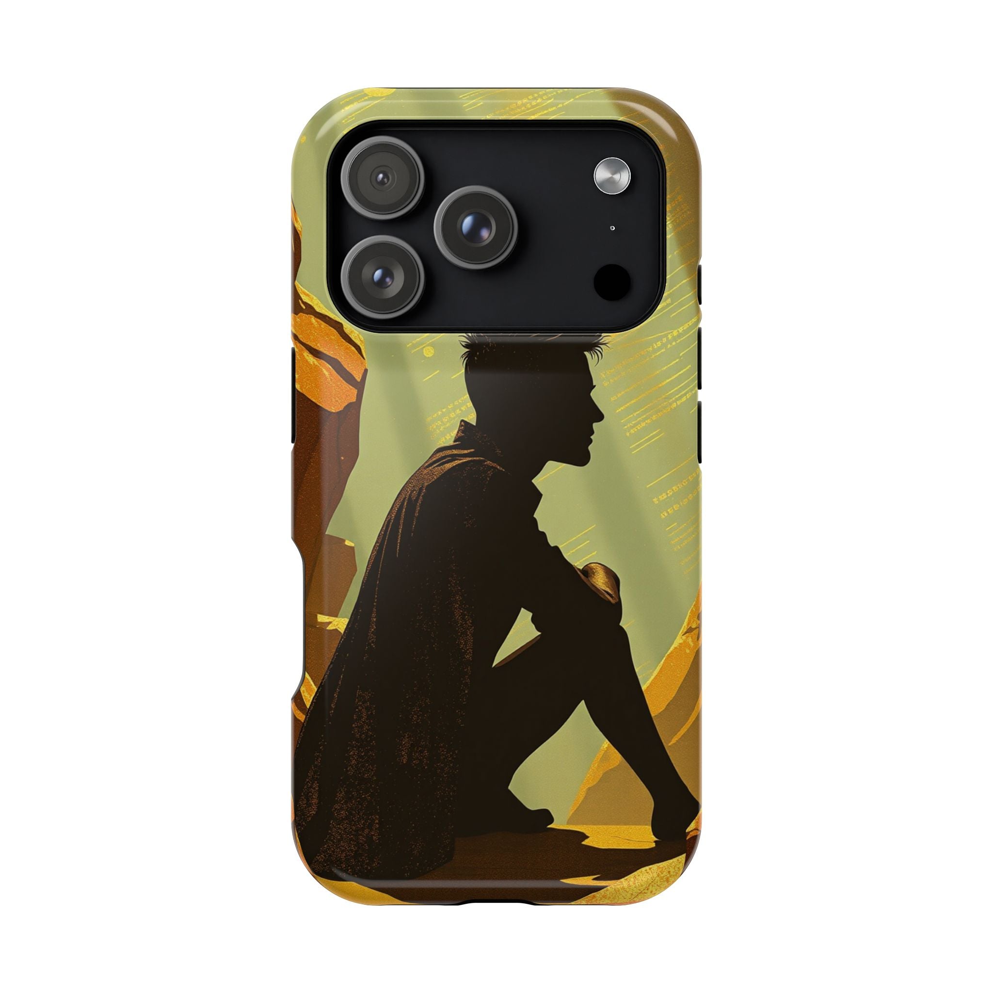 iPhone Mustard And Rust Overthinking Again Slim Everyday Designer Case · iPhone