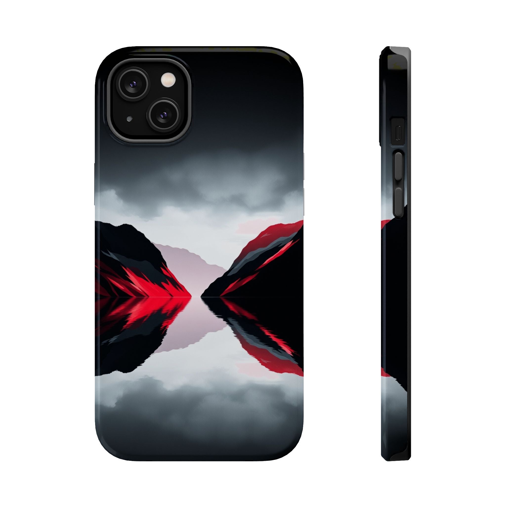 iPhone Vibrant Fjord Reflection Design Slim Everyday Designer Case · iPhone Case