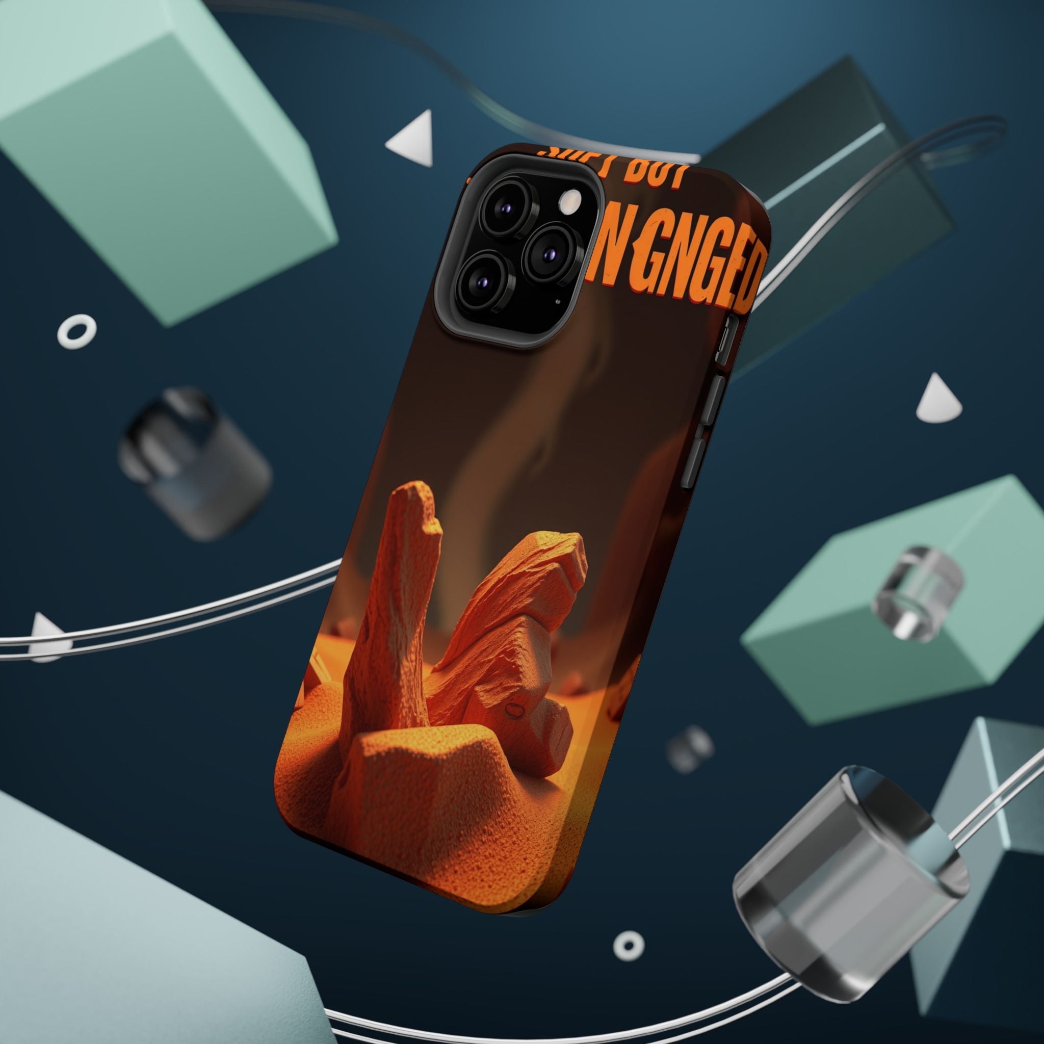 iPhone Earthy Soft but Unhinged Design Slim Everyday Designer Case · iPhone Case