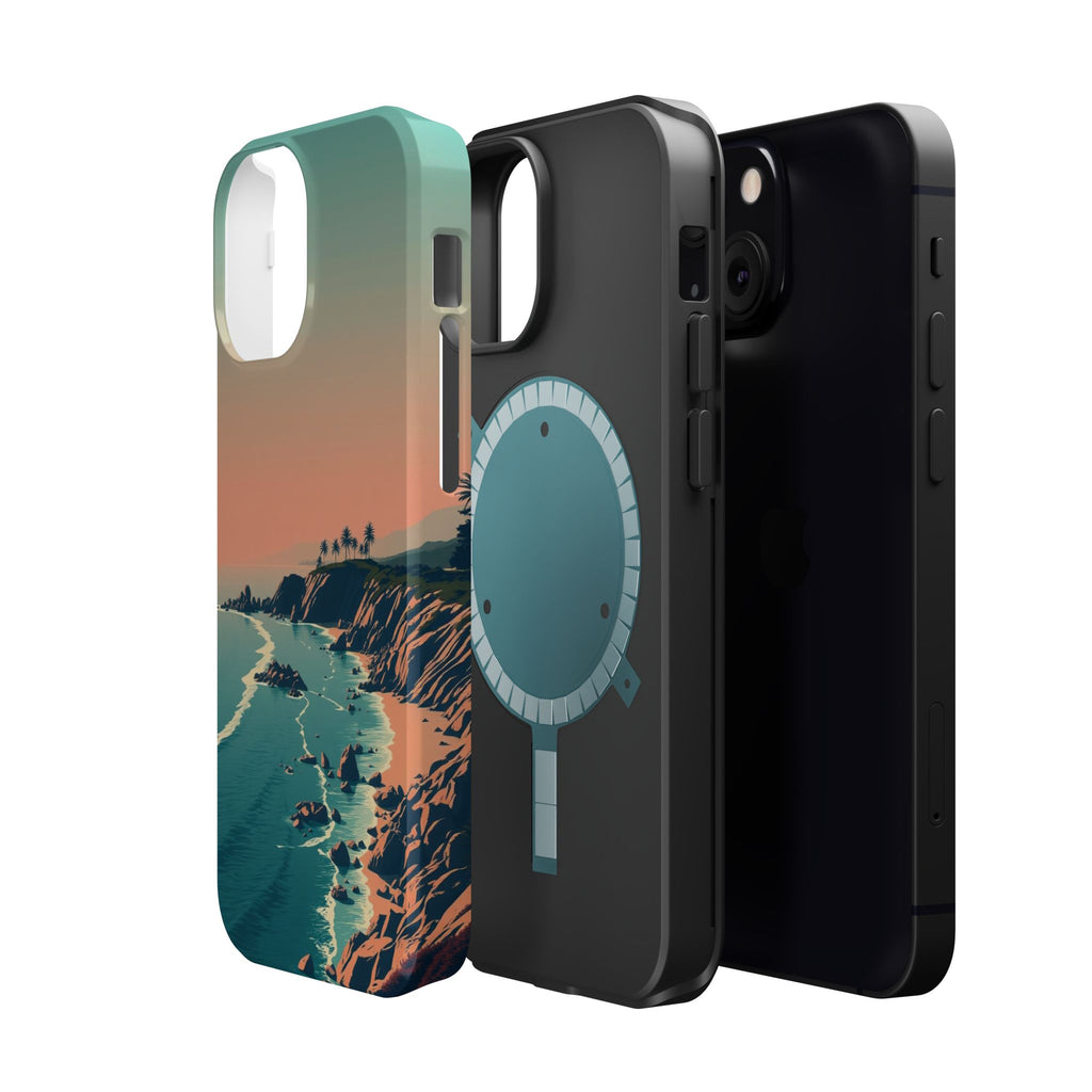 iPhone Radiant Pebble Beach Design Bold Modern Everyday Snap Case · iPhone Case