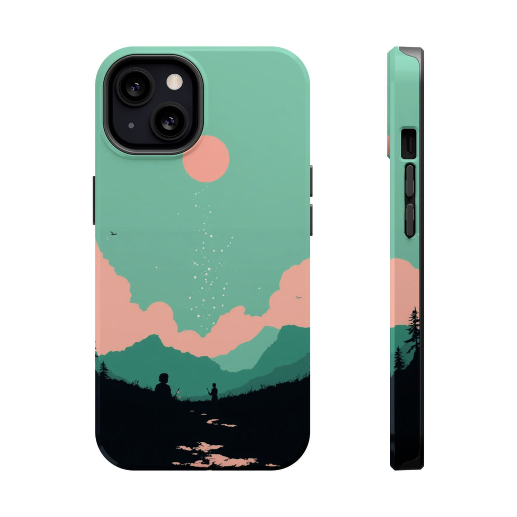 iPhone Magnetic Field Electric Art Bold Modern Everyday Snap Case · iPhone Case