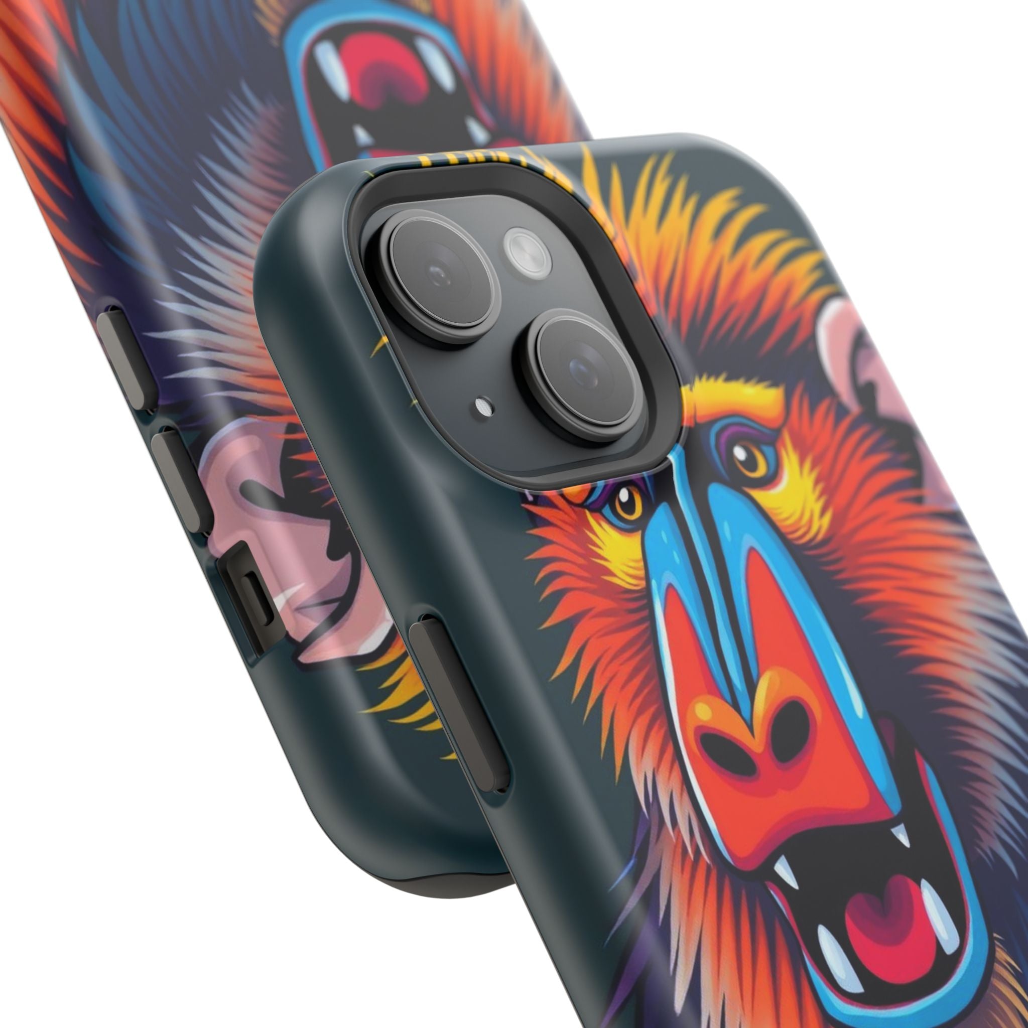 iPhone Mandrill Colorful Face Kids Fun iPhone Phone Case Gift Slim · iPhone Case