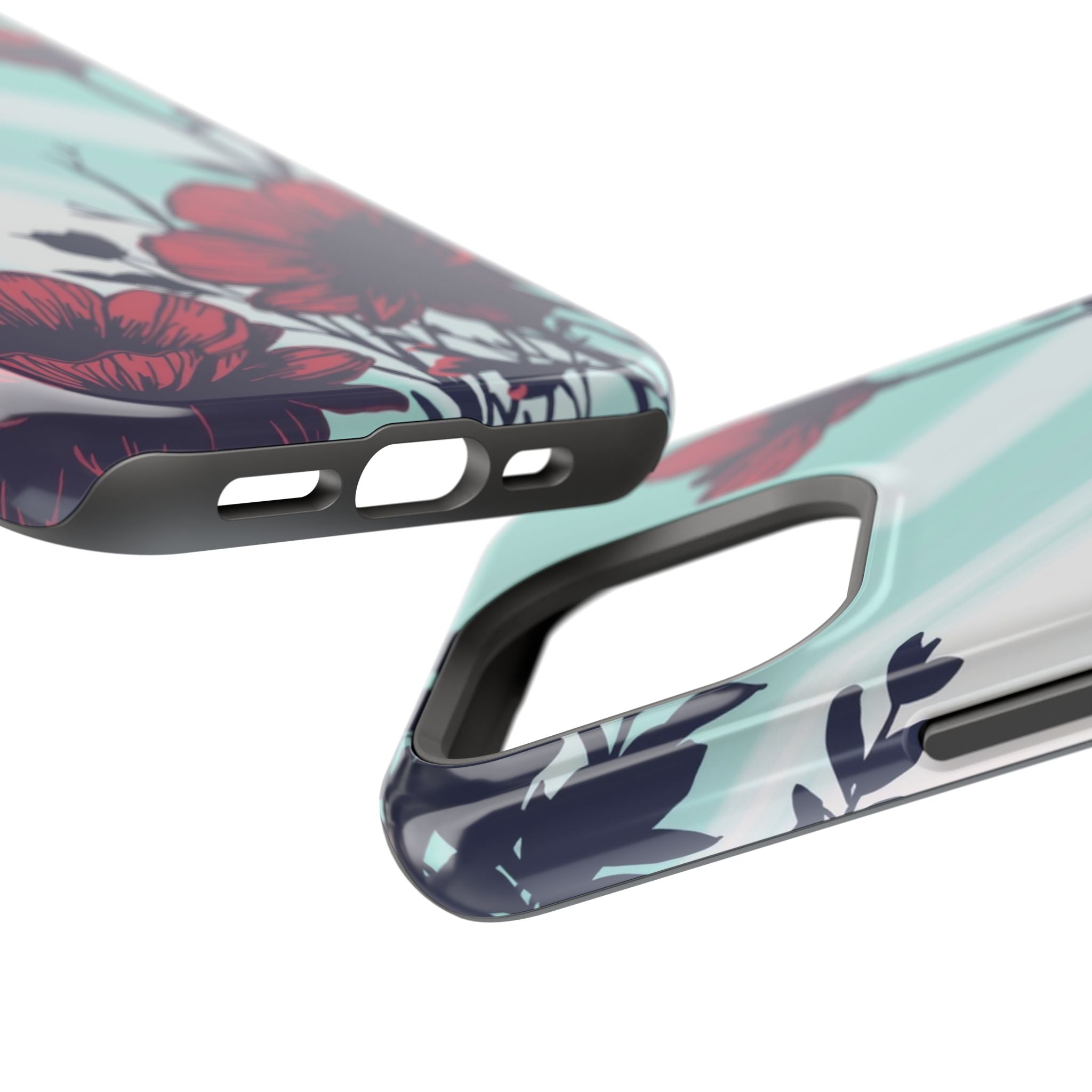 iPhone Floral Silhouette Cinematic Art Slim Everyday Designer Case · iPhone Case