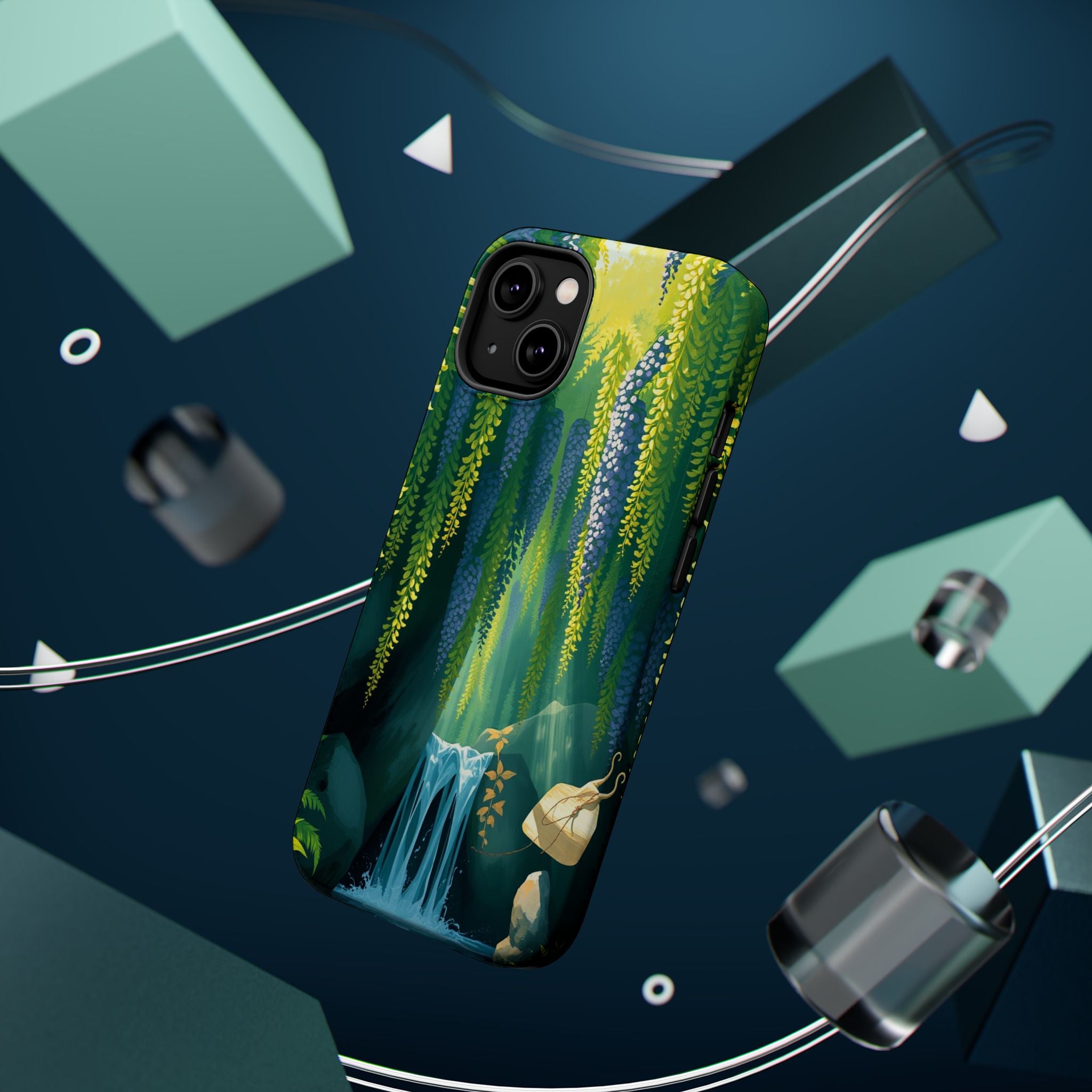 iPhone Wisteria Cascade Mystic Art Bold Modern Everyday Snap Case · iPhone Case