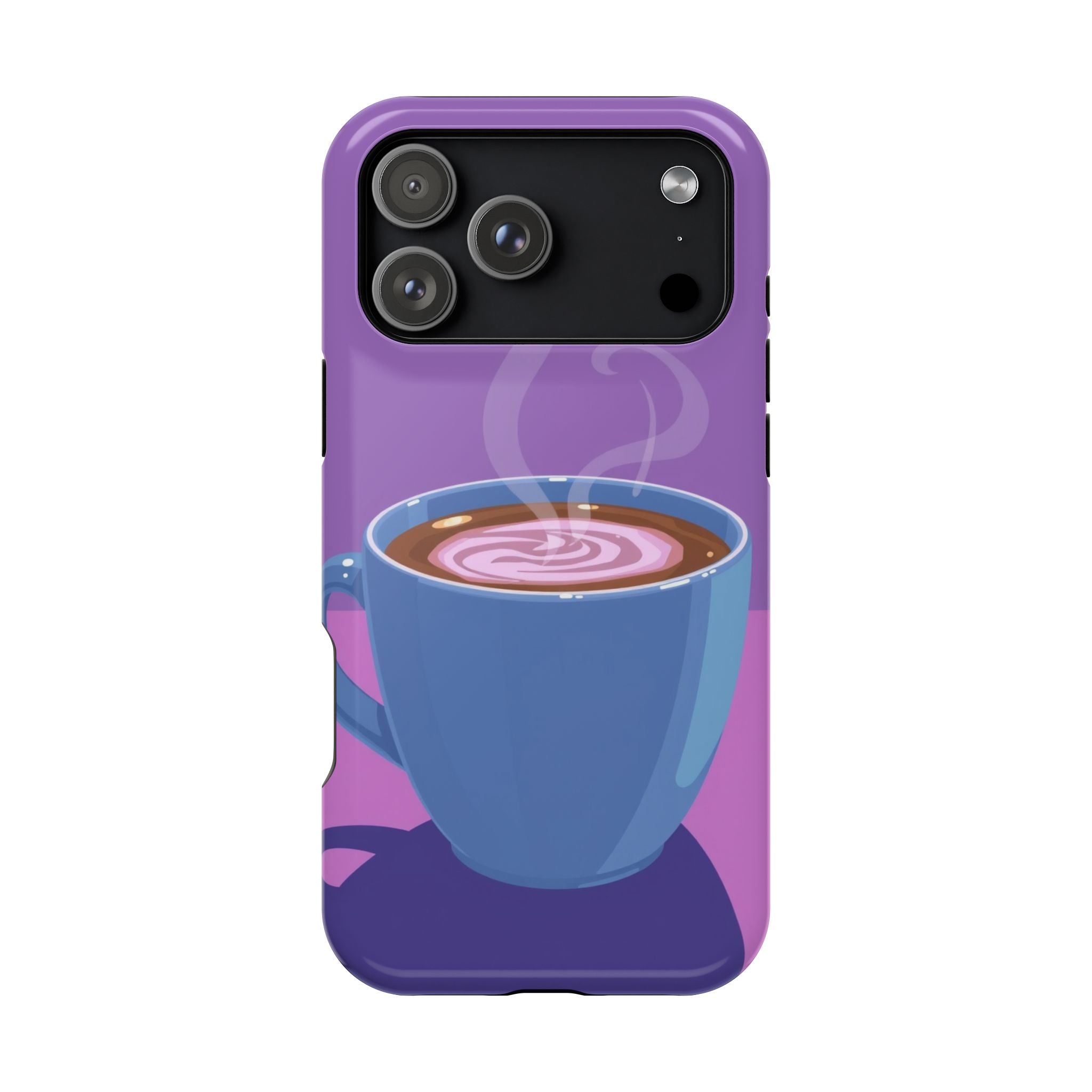 iPhone Emotional Support Coffee Pixel Art -Bit Soft Finish Everyday Case · iPhon