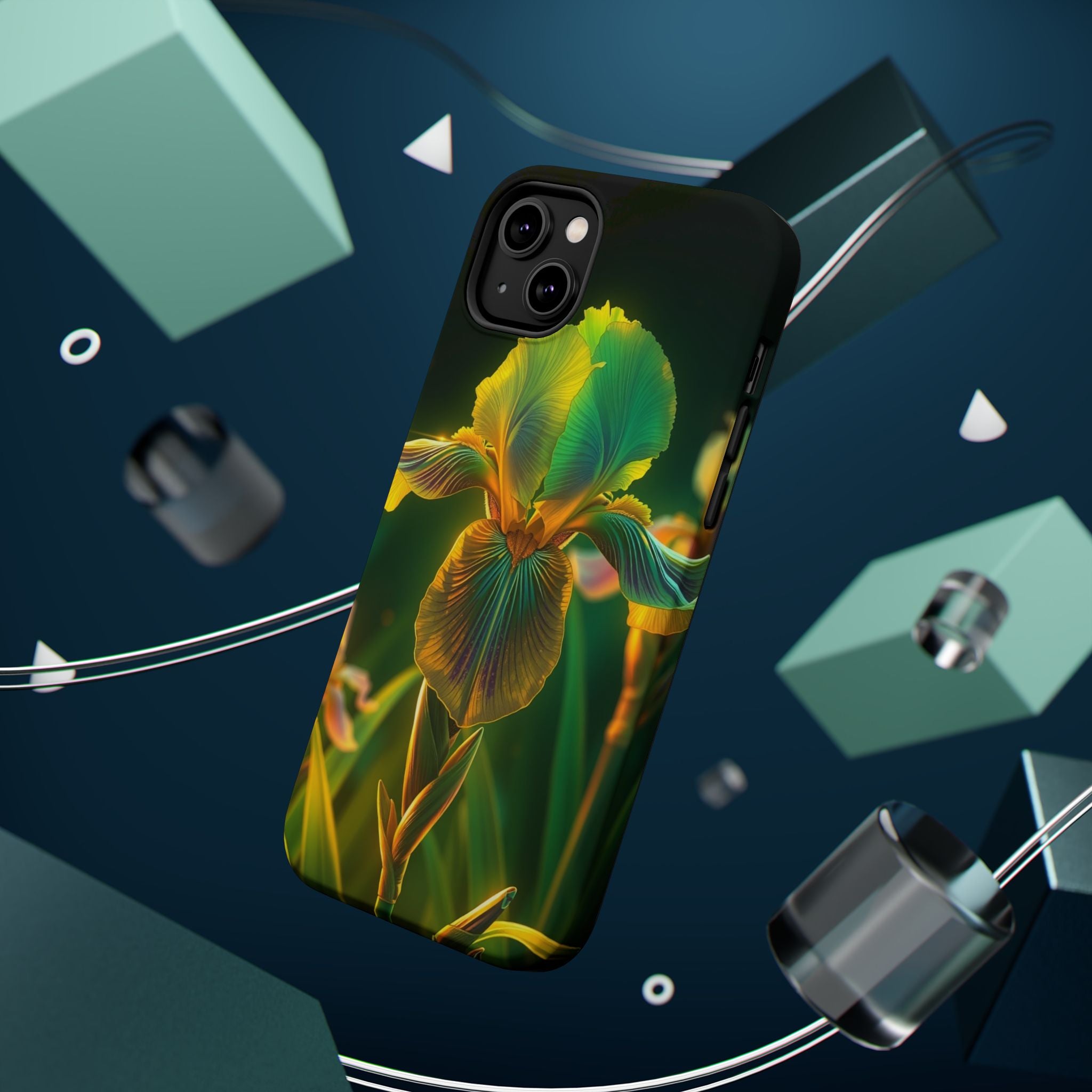iPhone Iris Garden Bold Art Slim Everyday Designer Case · iPhone Case Quiet Mood