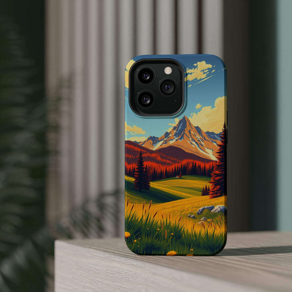 iPhone Radiant Alpine Meadow Design Slim Everyday Designer Case · iPhone Case