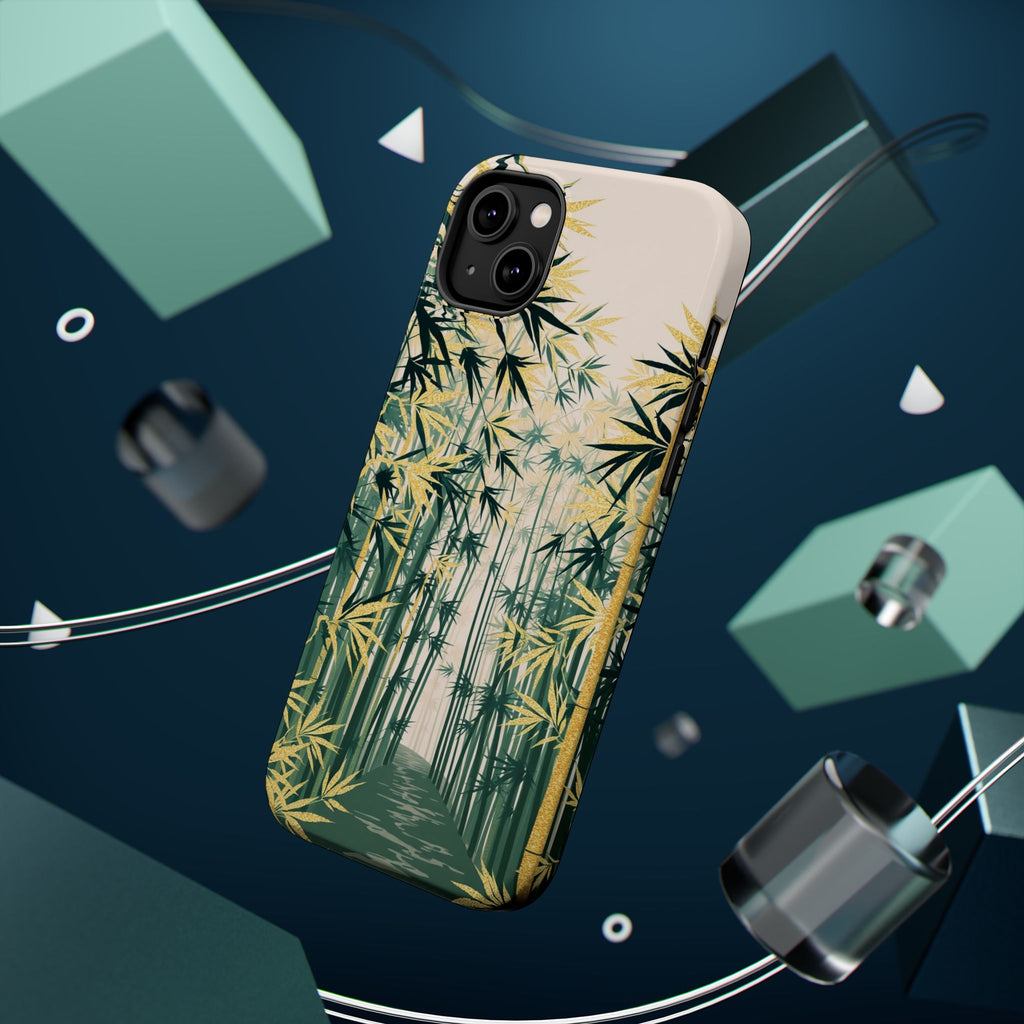 iPhone Serene Bamboo Grove Design Bold Modern Everyday Snap Case · iPhone Case