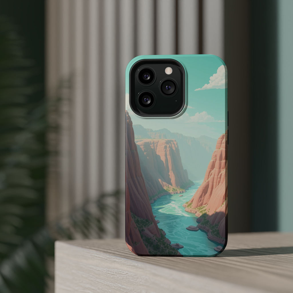 iPhone River Canyon Mystic Art Slim Everyday Designer Case · iPhone Case