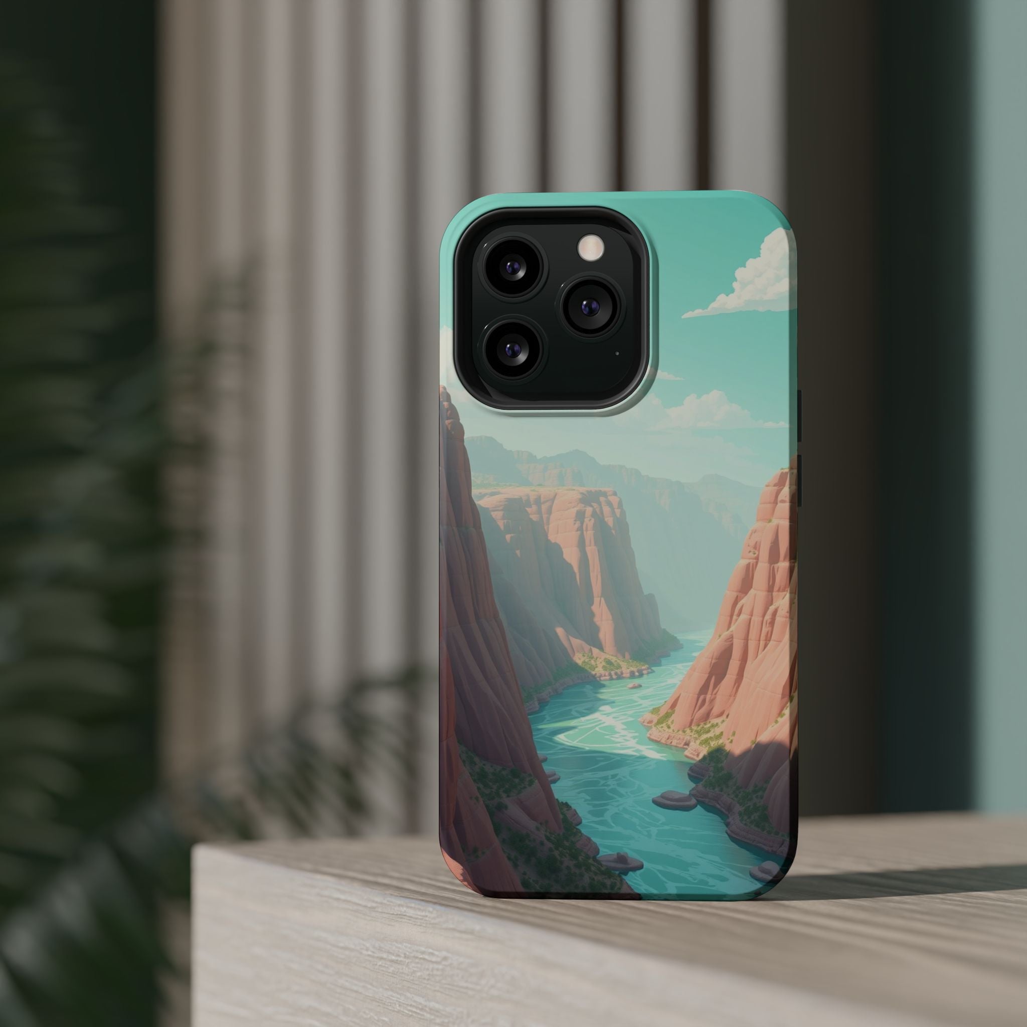 iPhone River Canyon Mystic Art Slim Everyday Designer Case · iPhone Case
