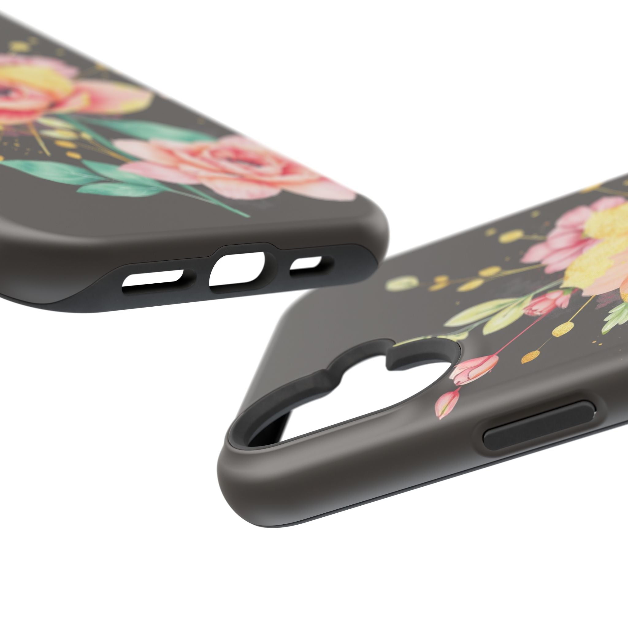 iPhone Earthy Floral Watercolor Splash Design Clean iPhone 14 Minimal · iPhone C