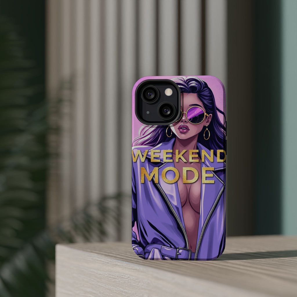 iPhone Lavender And Pearl Weekend Mode On Slim Everyday Designer Case · iPhone C