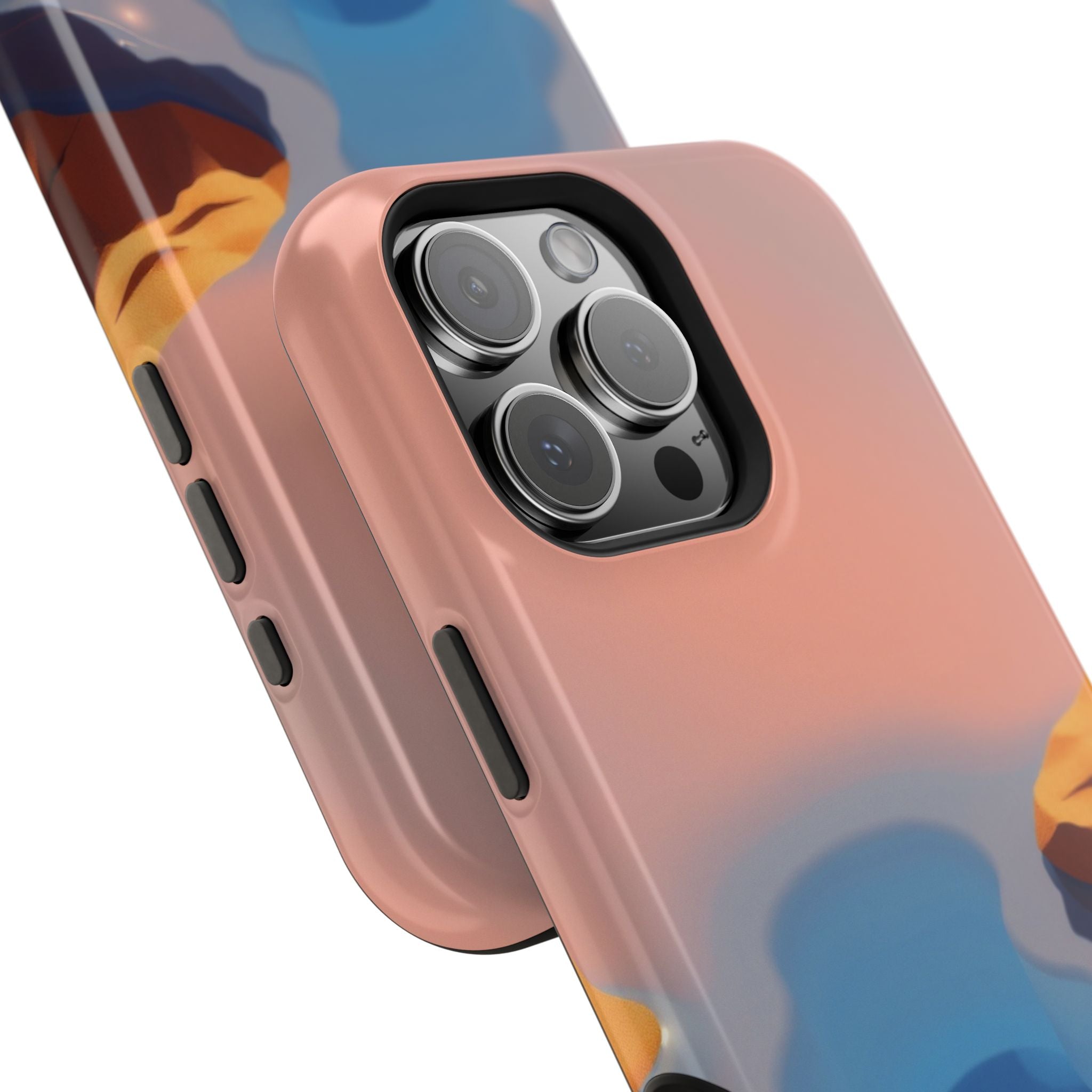 iPhone Burnt Orange And Sand Tidal Pool Slim Everyday iPhone Designer · iPhone C