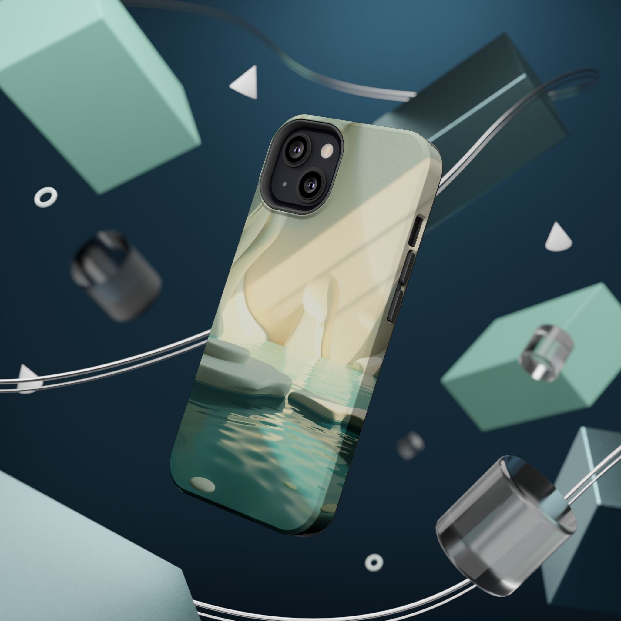 iPhone Tidal Pool 3D Digital Slim Everyday Designer Case · iPhone Case