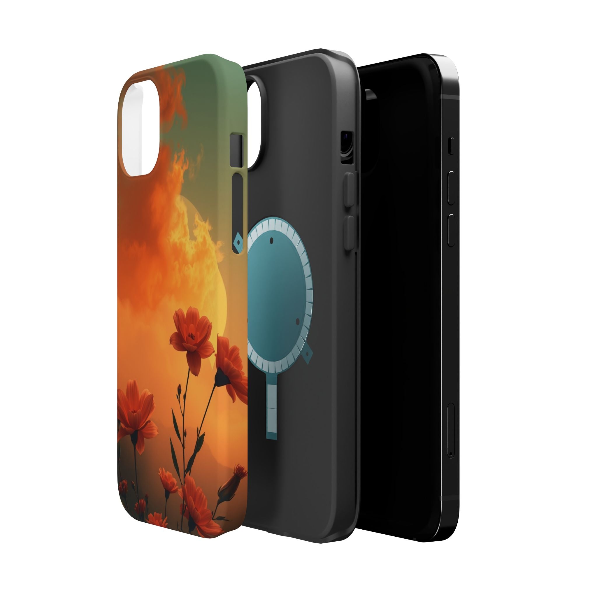 iPhone Floral Ombre Enchanted Art Bold Modern Everyday Snap Case · iPhone Case