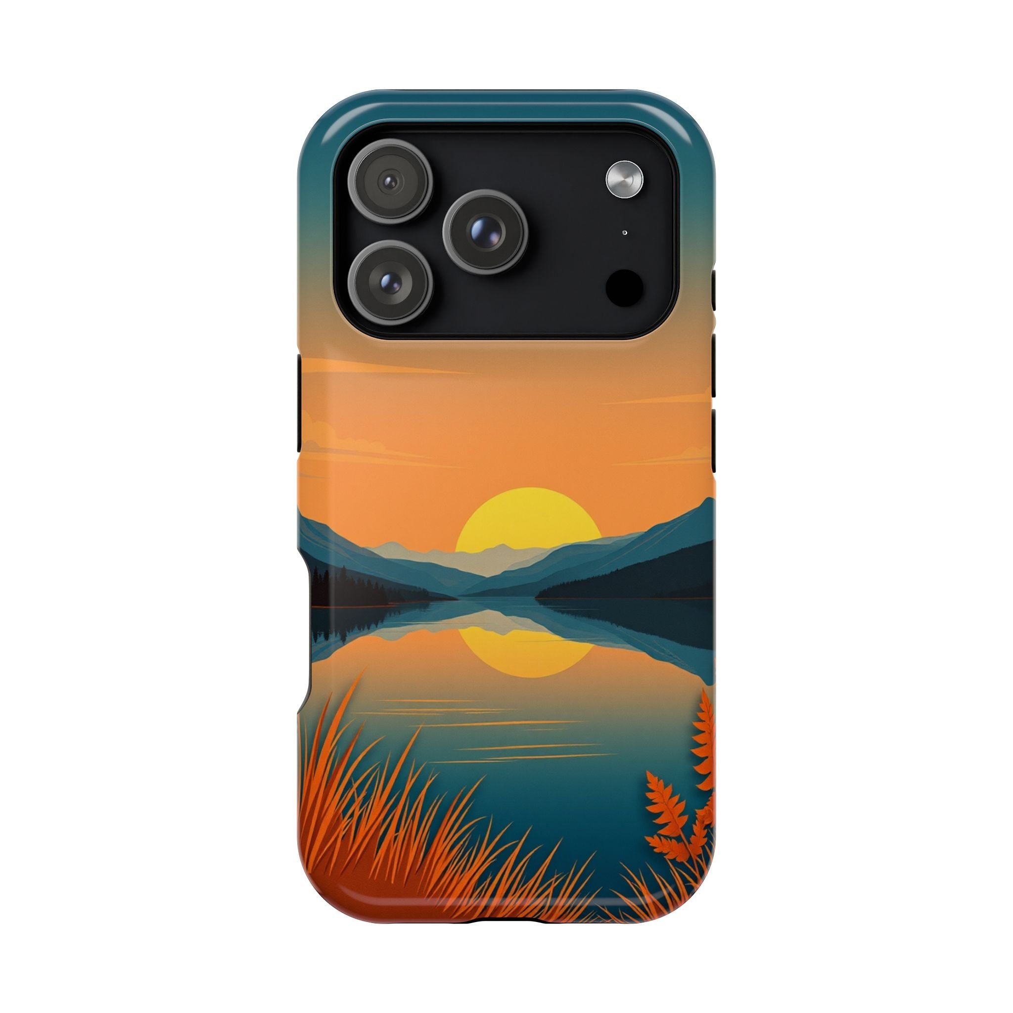 iPhone Lake at Twilight Cinematic Art Slim Everyday Designer Case · iPhone Case