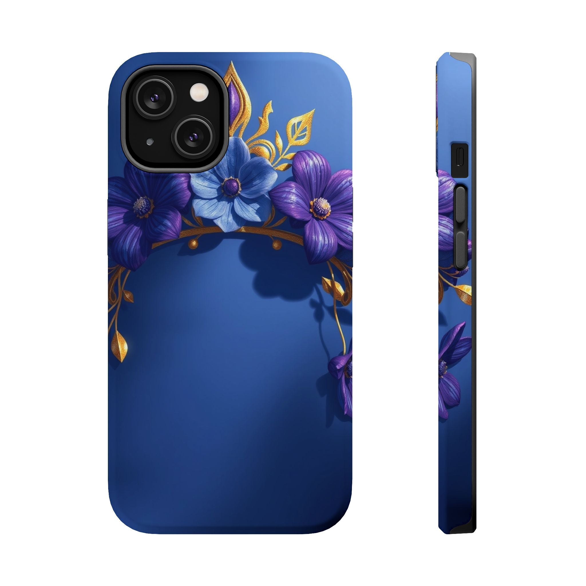 iPhone Vibrant Floral Crown Design 14 Slim Everyday Designer Case · iPhone Case