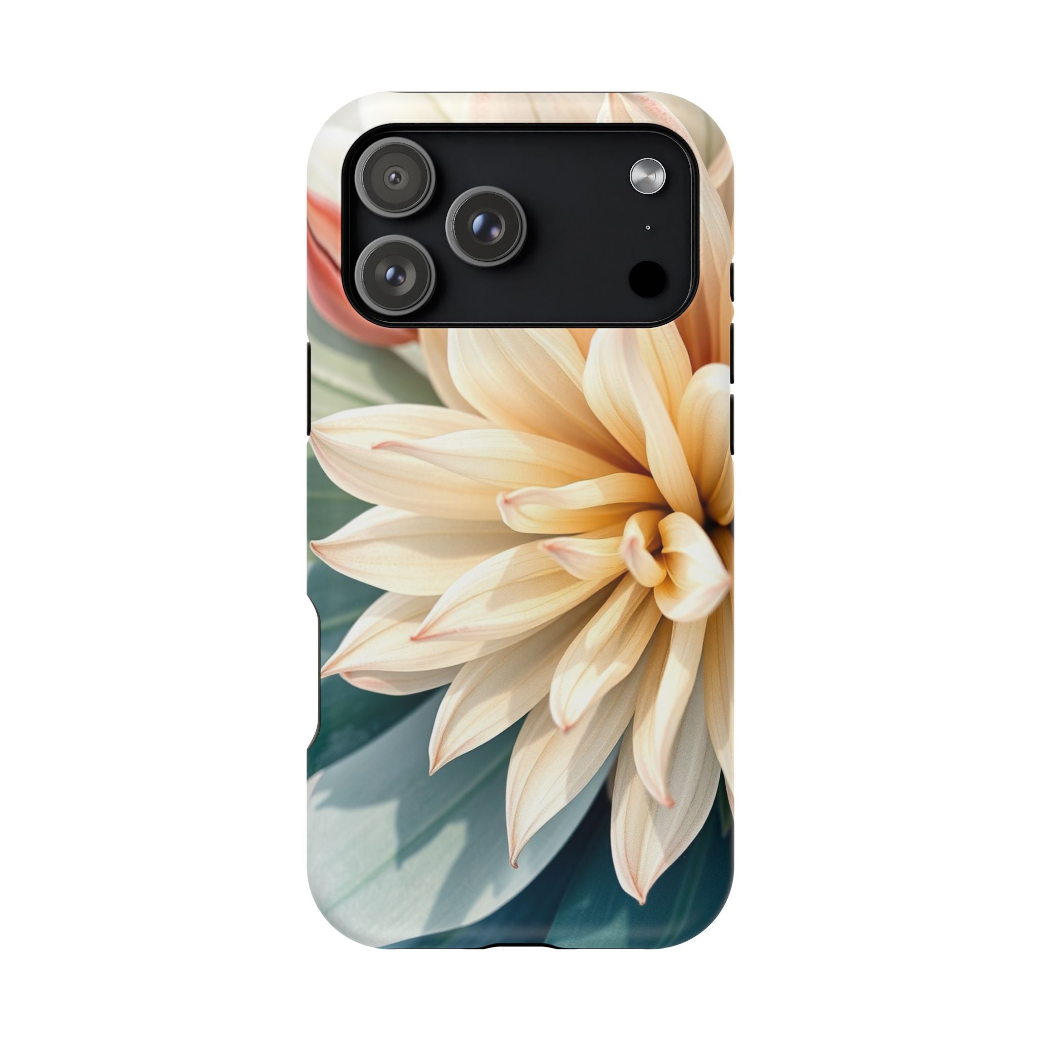 iPhone Neon Floral Radiant Design Clean Minimal Snap Case · iPhone Case
