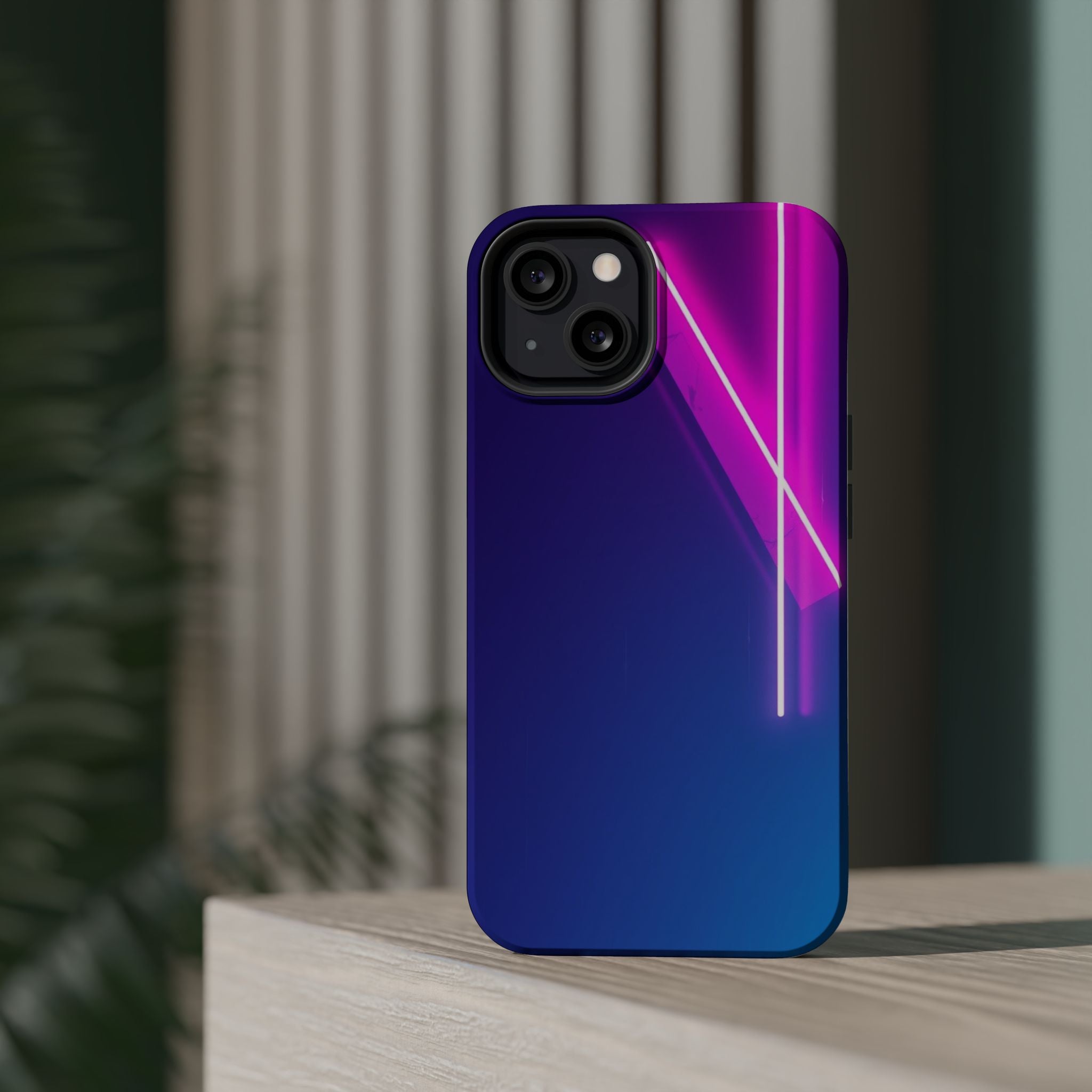 iPhone 1990s Geometric Neon Electric Art Slim Everyday Designer Case · iPhone Ca
