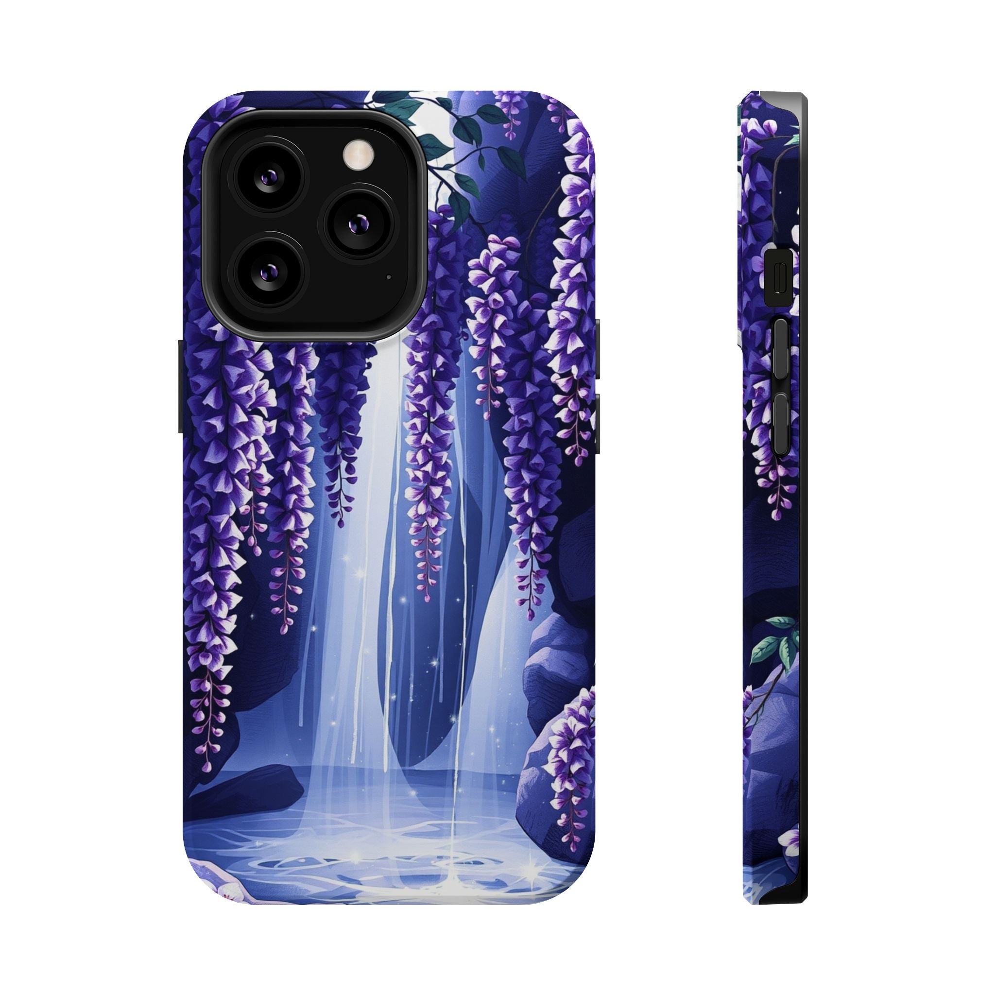 iPhone Wisteria Cascade Serene Design Slim Snap Case Ga · iPhone Case